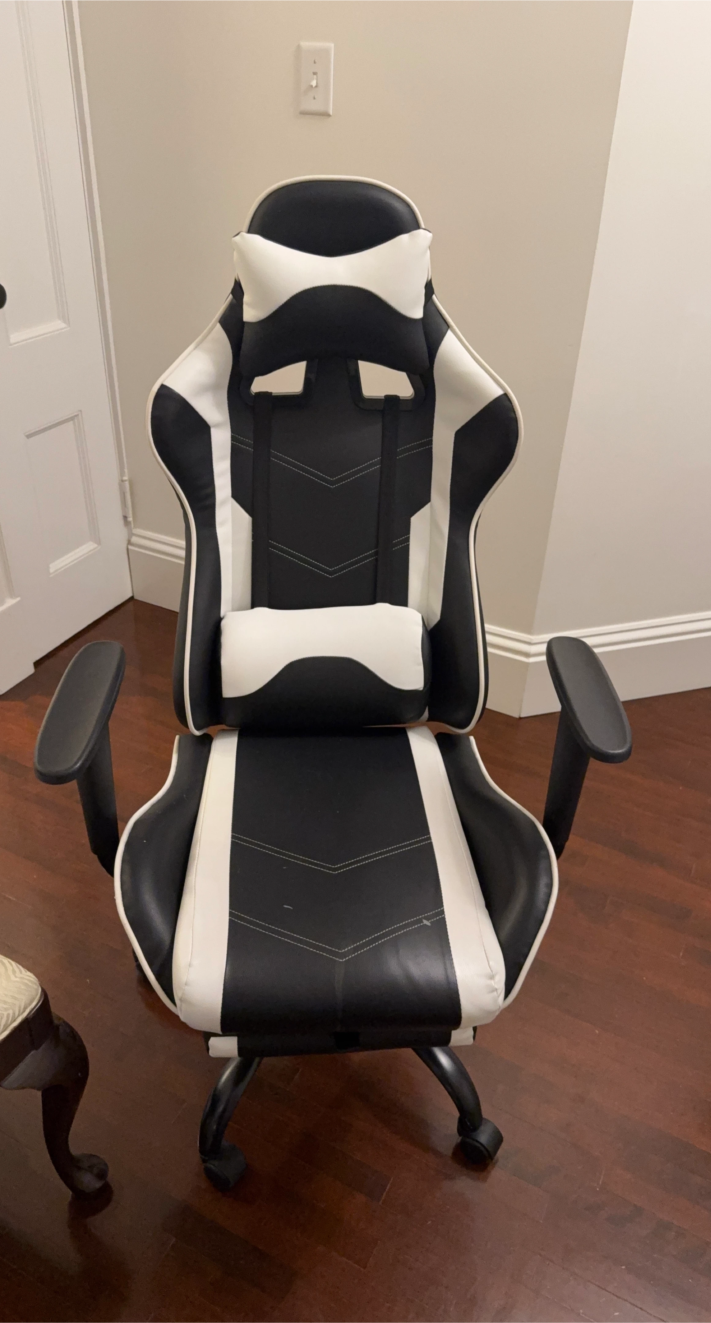 Black and White Gaming Chair