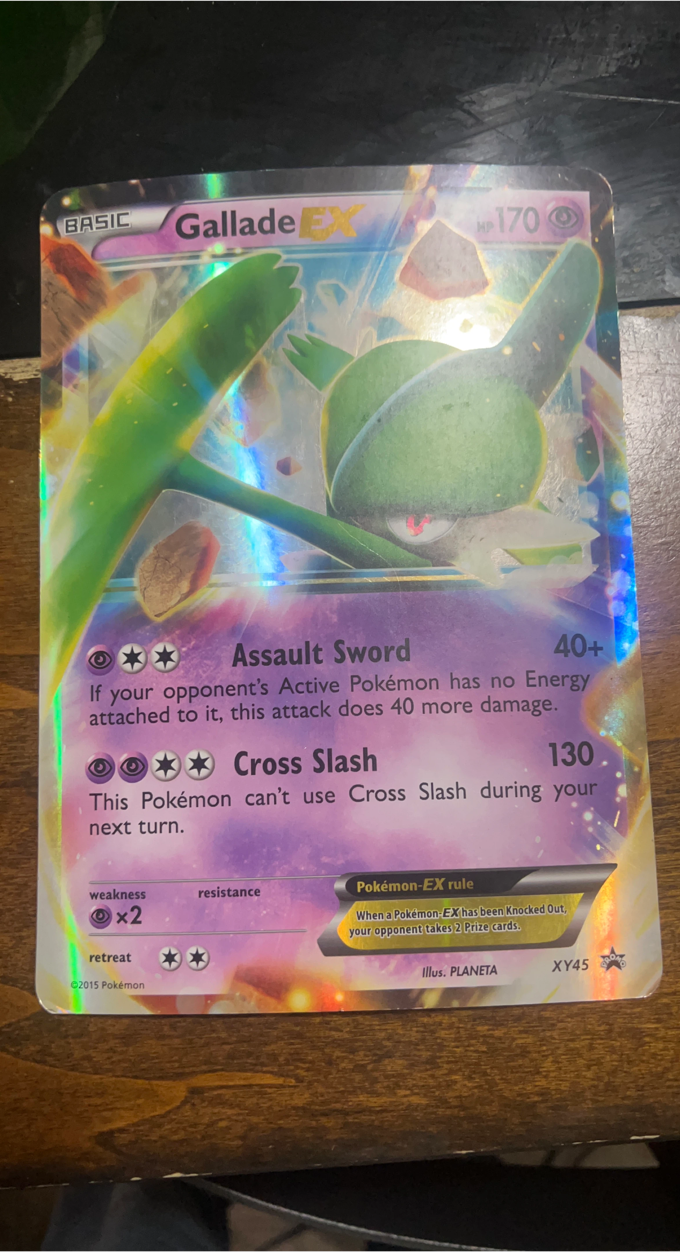Gallade EX Pokémon Card