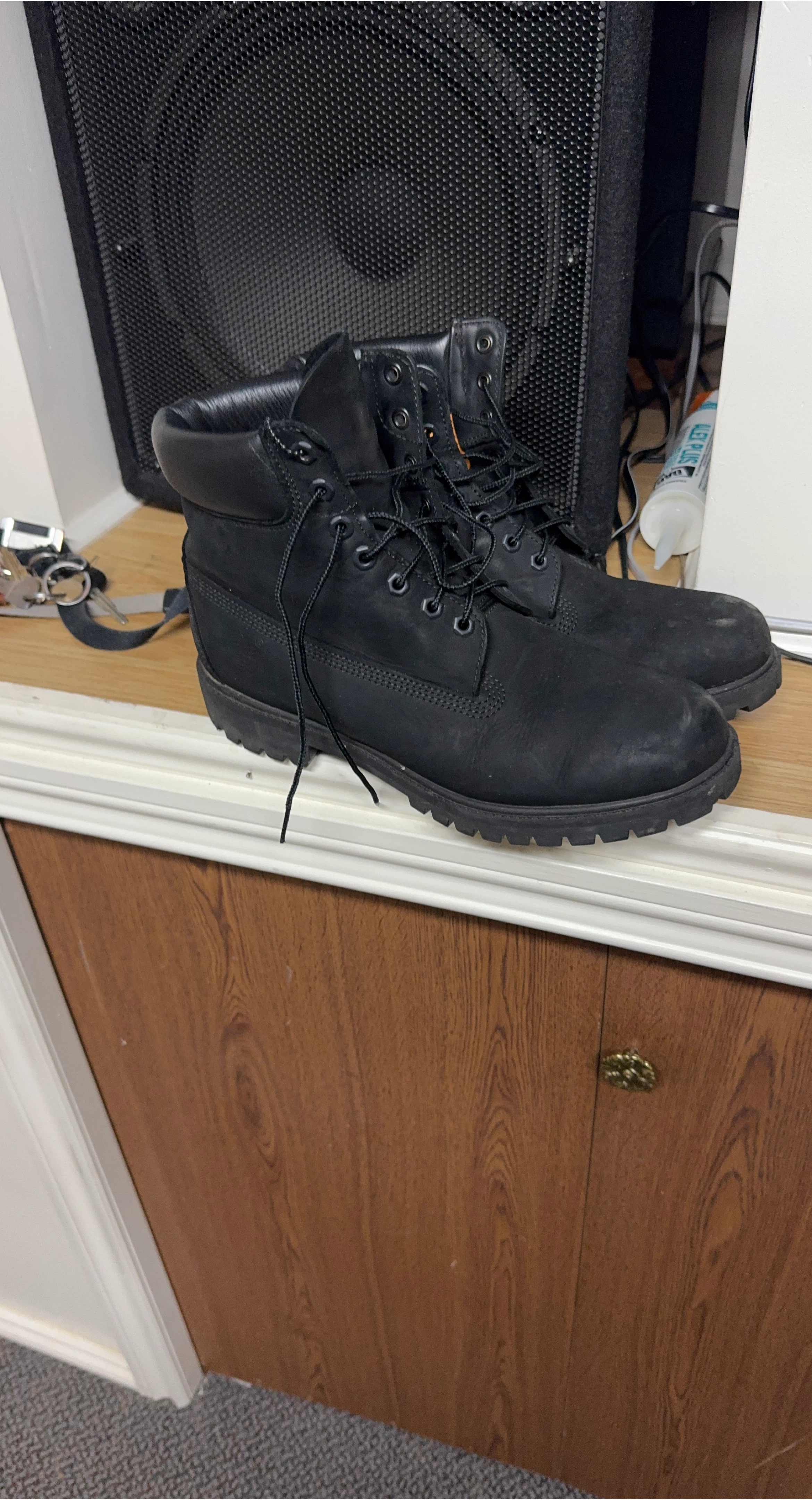 Timberland Black Leather Boots