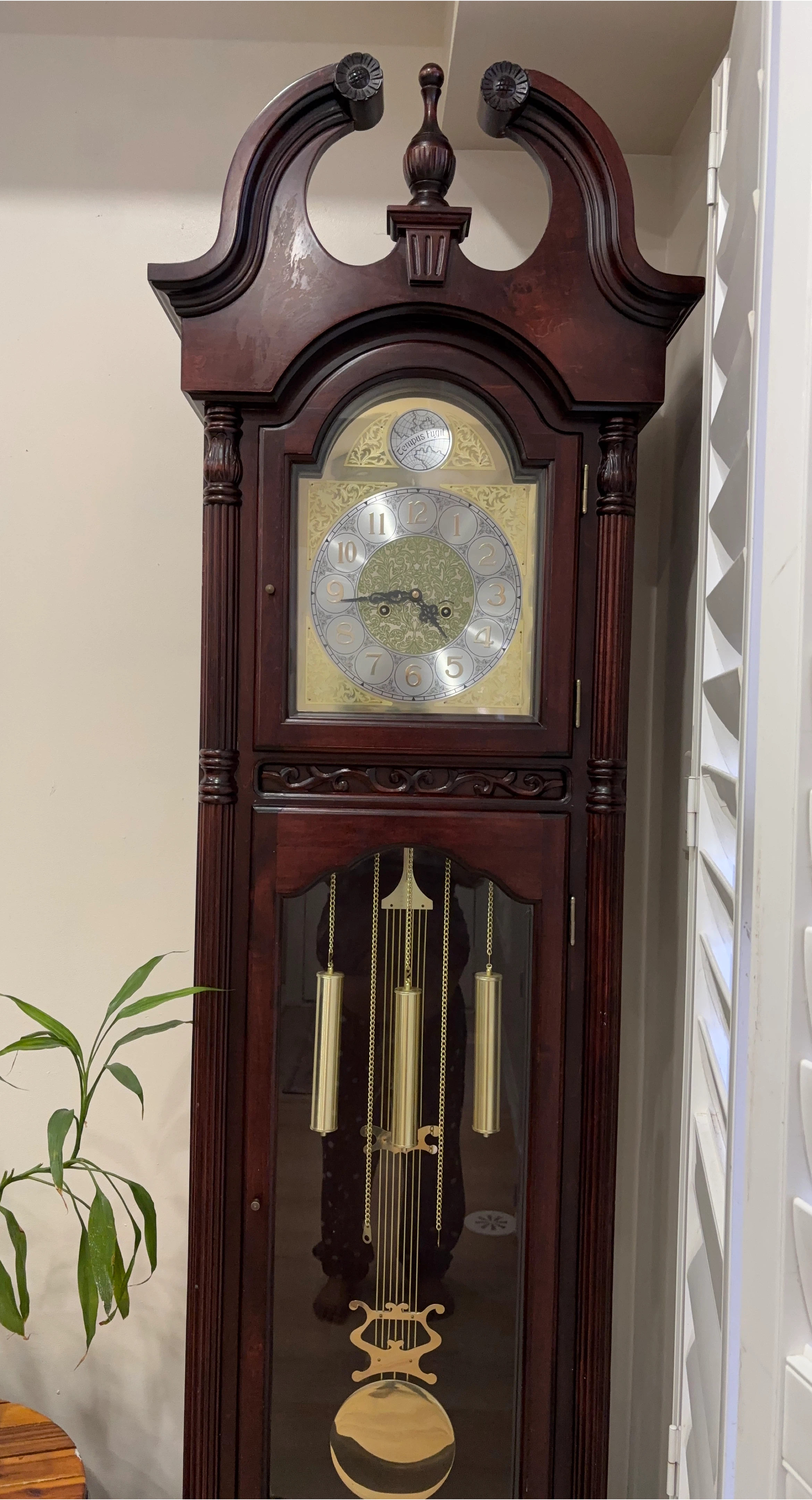 Grandfather Clock - Dark Wood