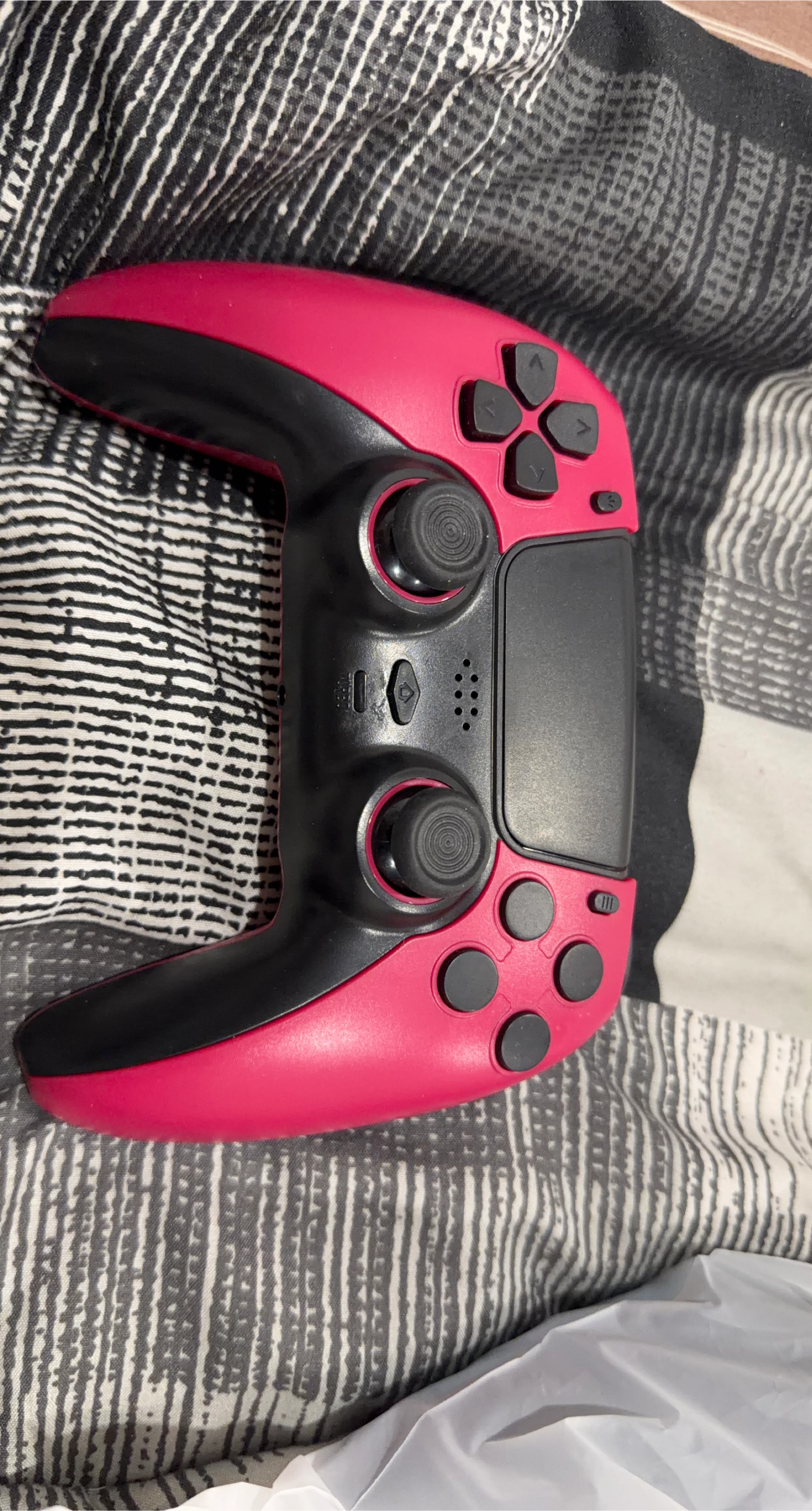 Pink & Black Wireless Controller