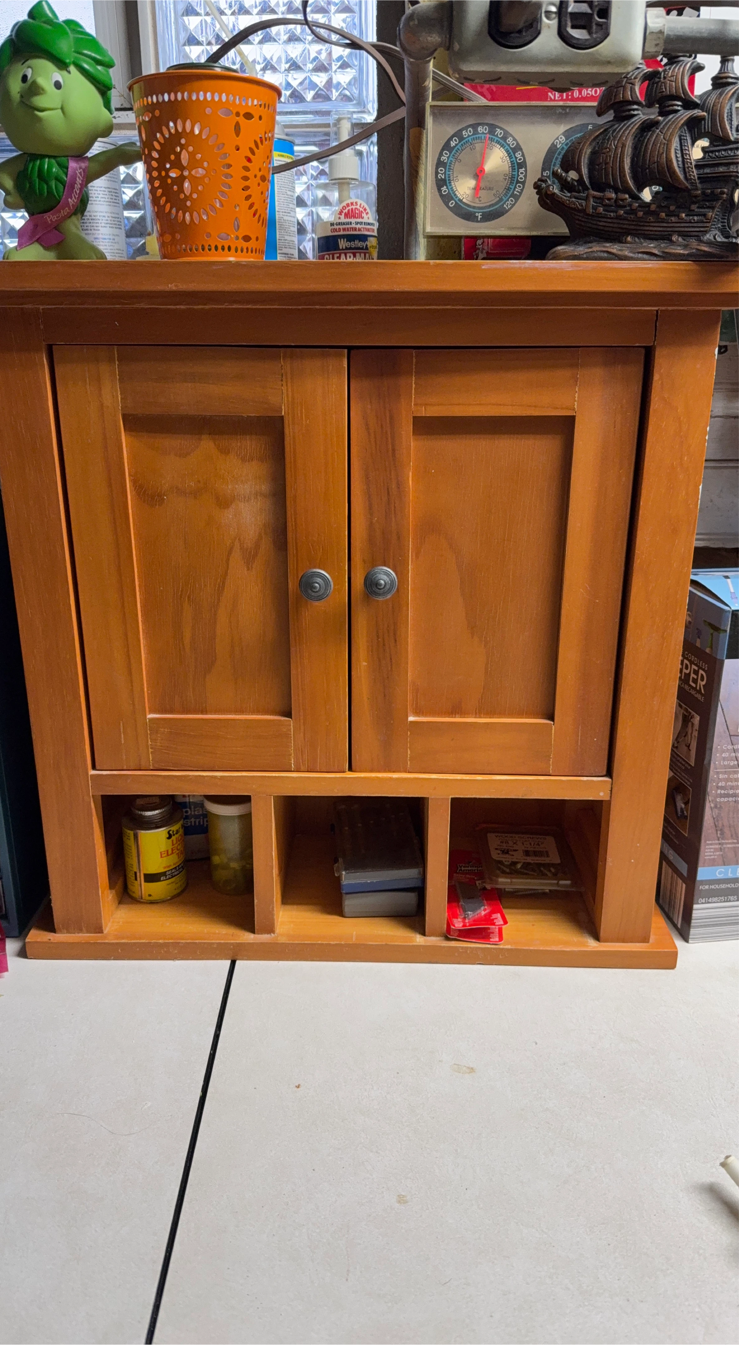 Wooden Cabinet with Doors