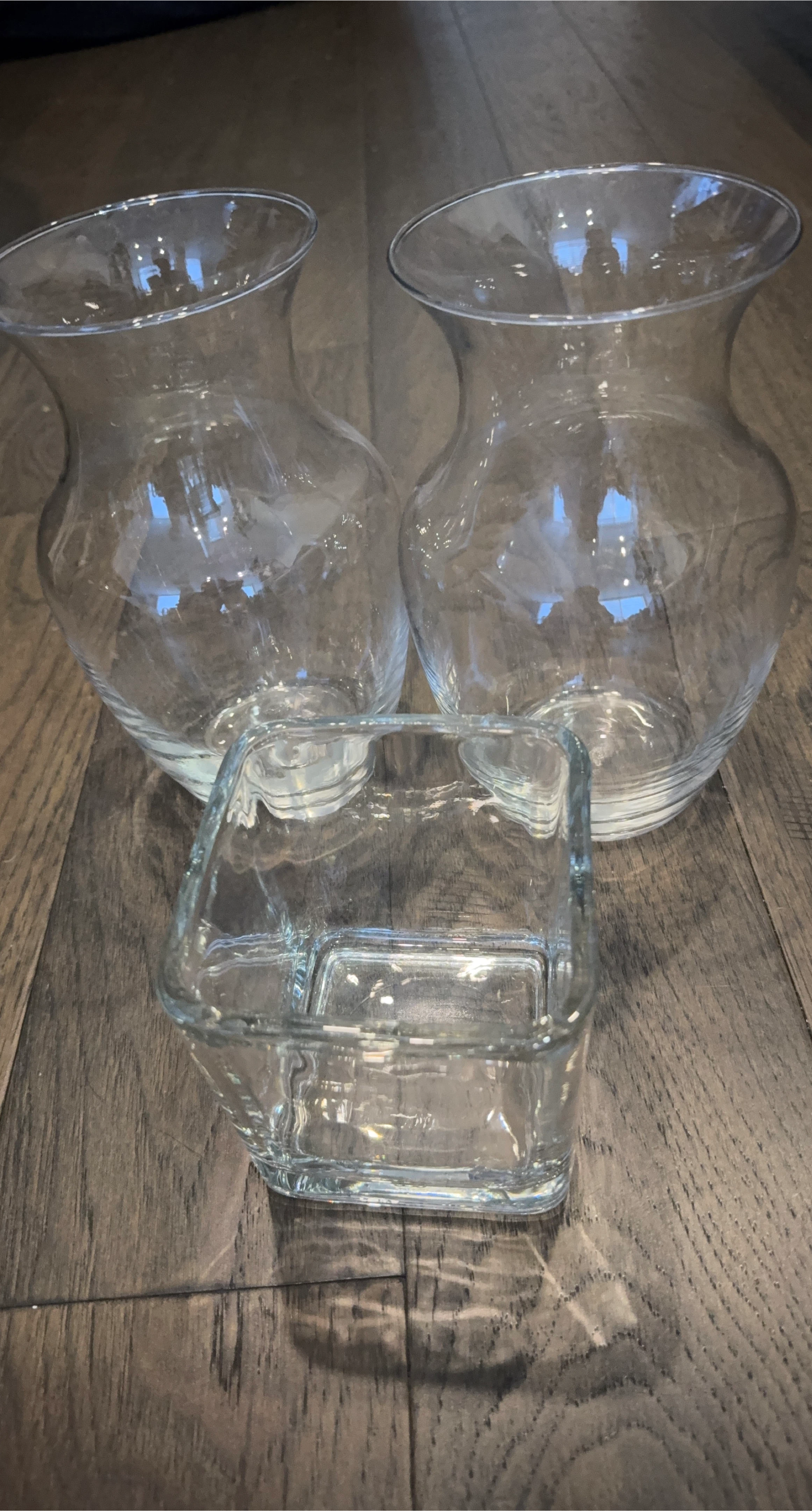 🧡 Glass Vases - Set of 3