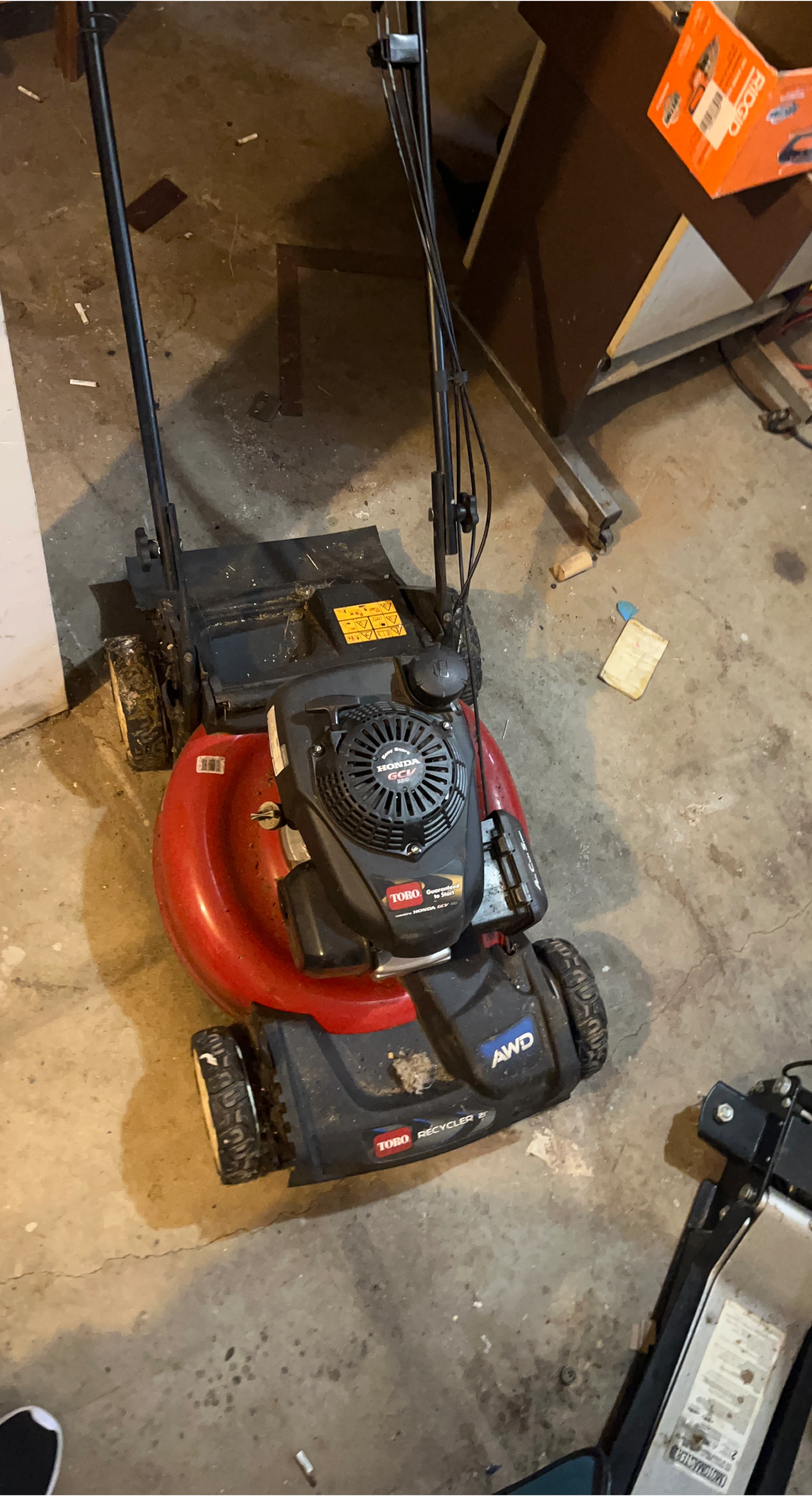 Toro Recycler 21" AWD Lawn Mower