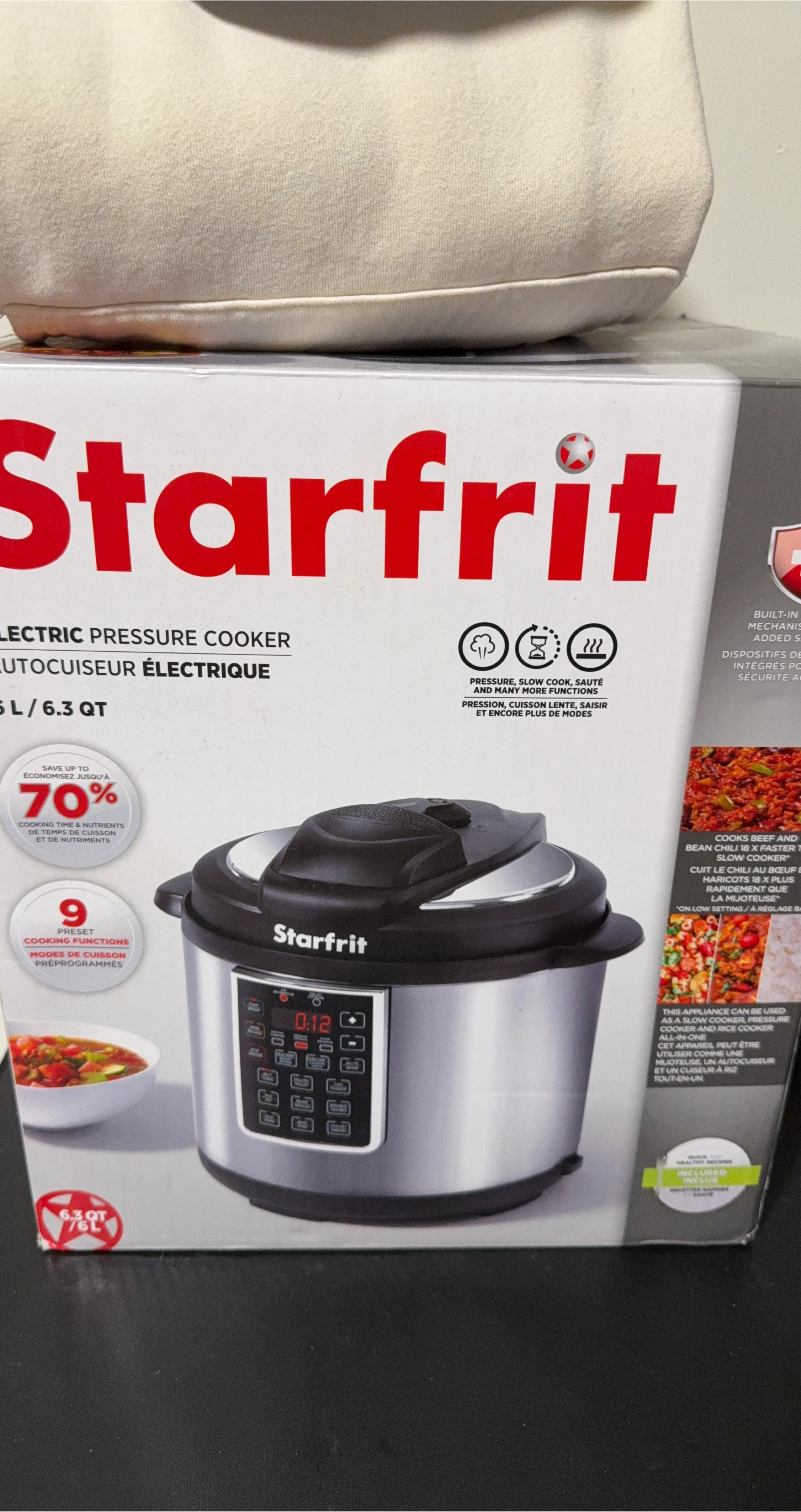 Starfrit Electric Pressure Cooker 6L