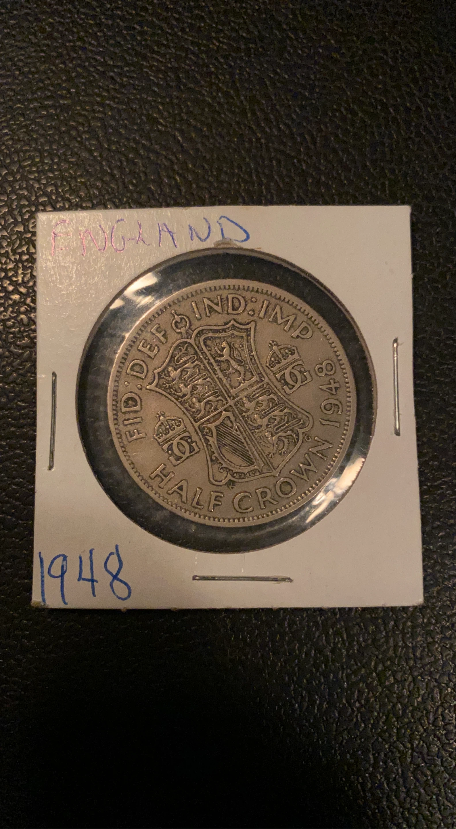 1948 Half Crown Coin - England
