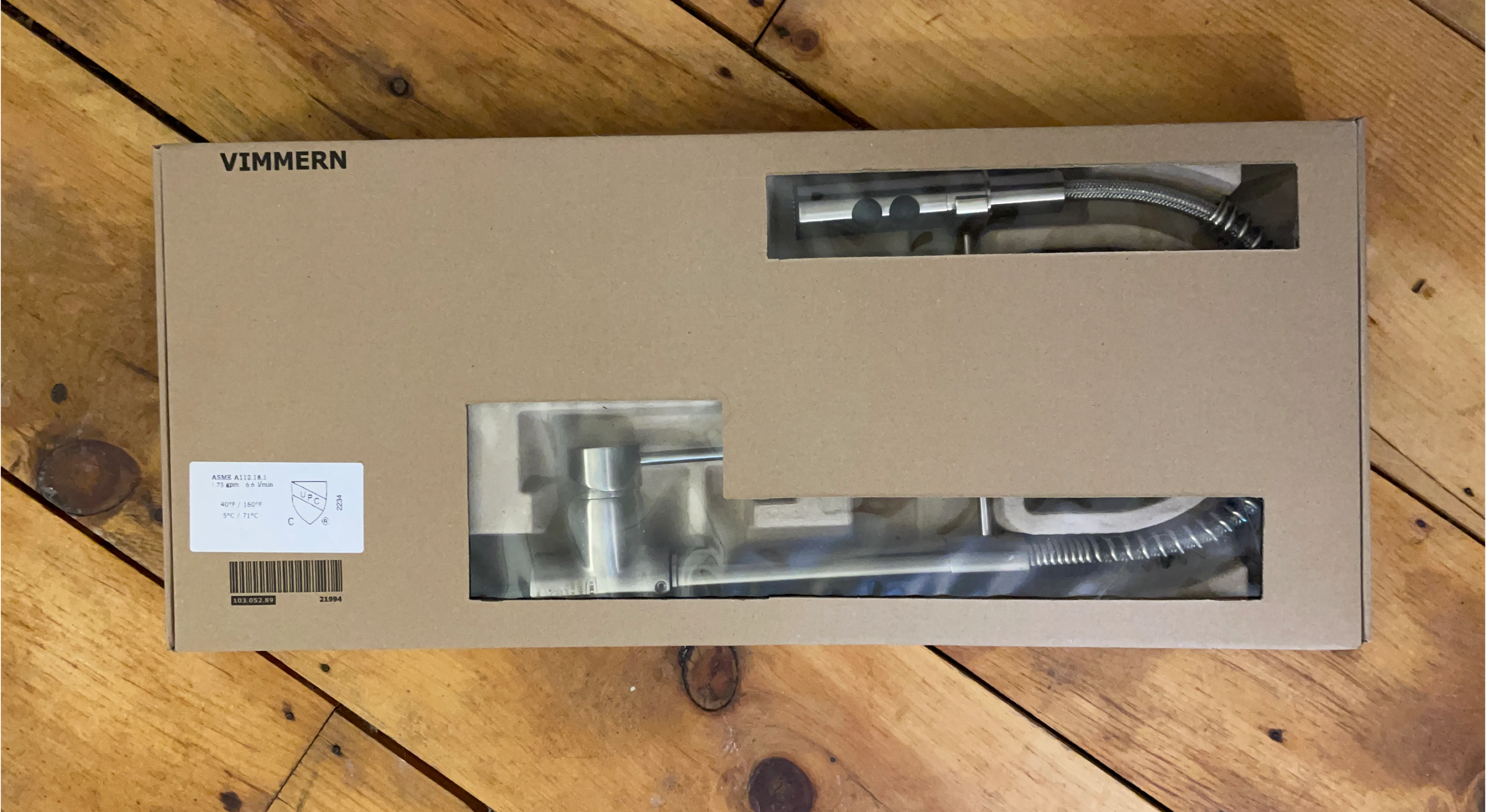 IKEA VIMMERN Kitchen Faucet - Stainless Steel - photo 2