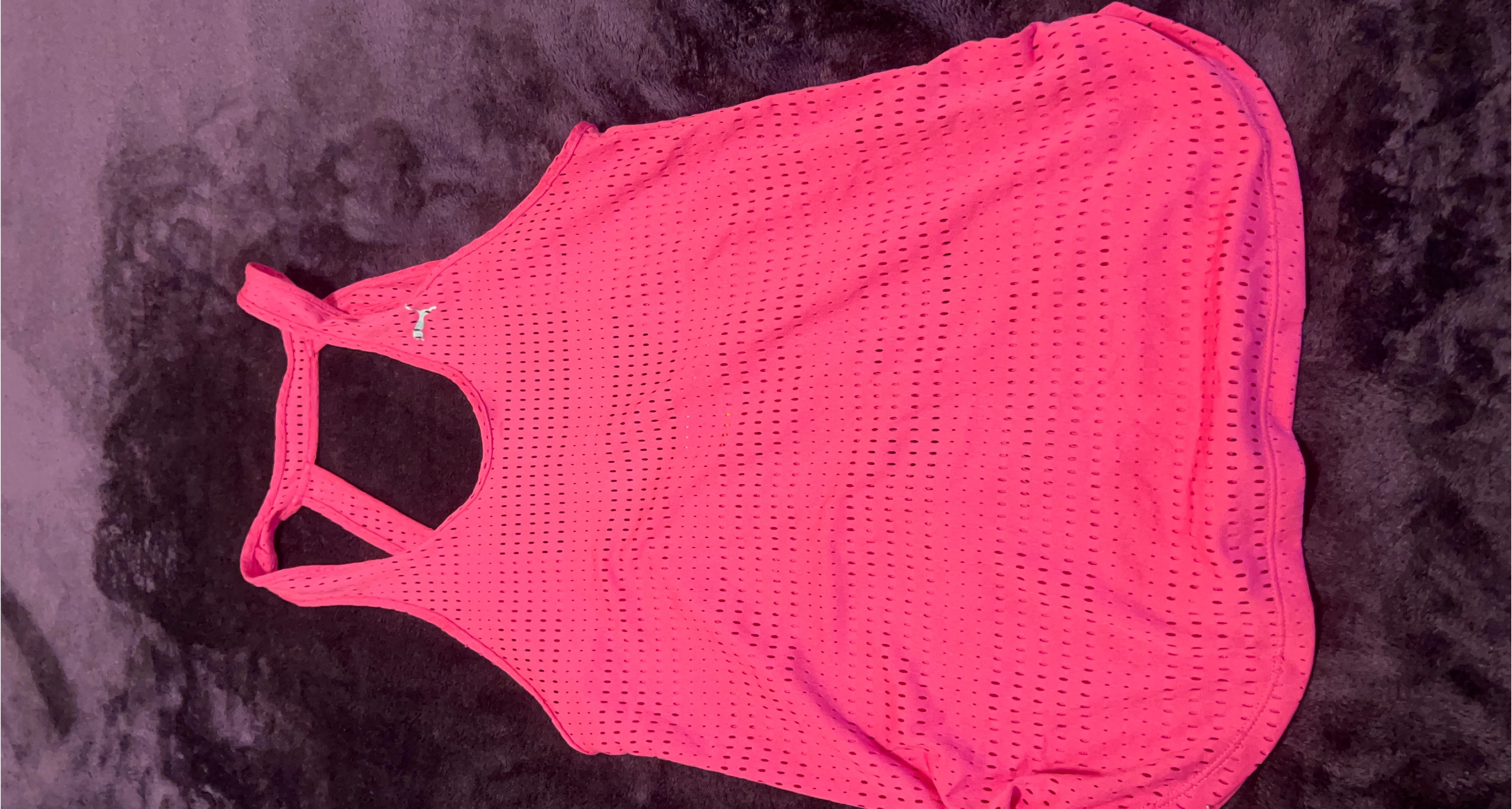 Puma Sportlifestyle Pink Tank Top - SizeS