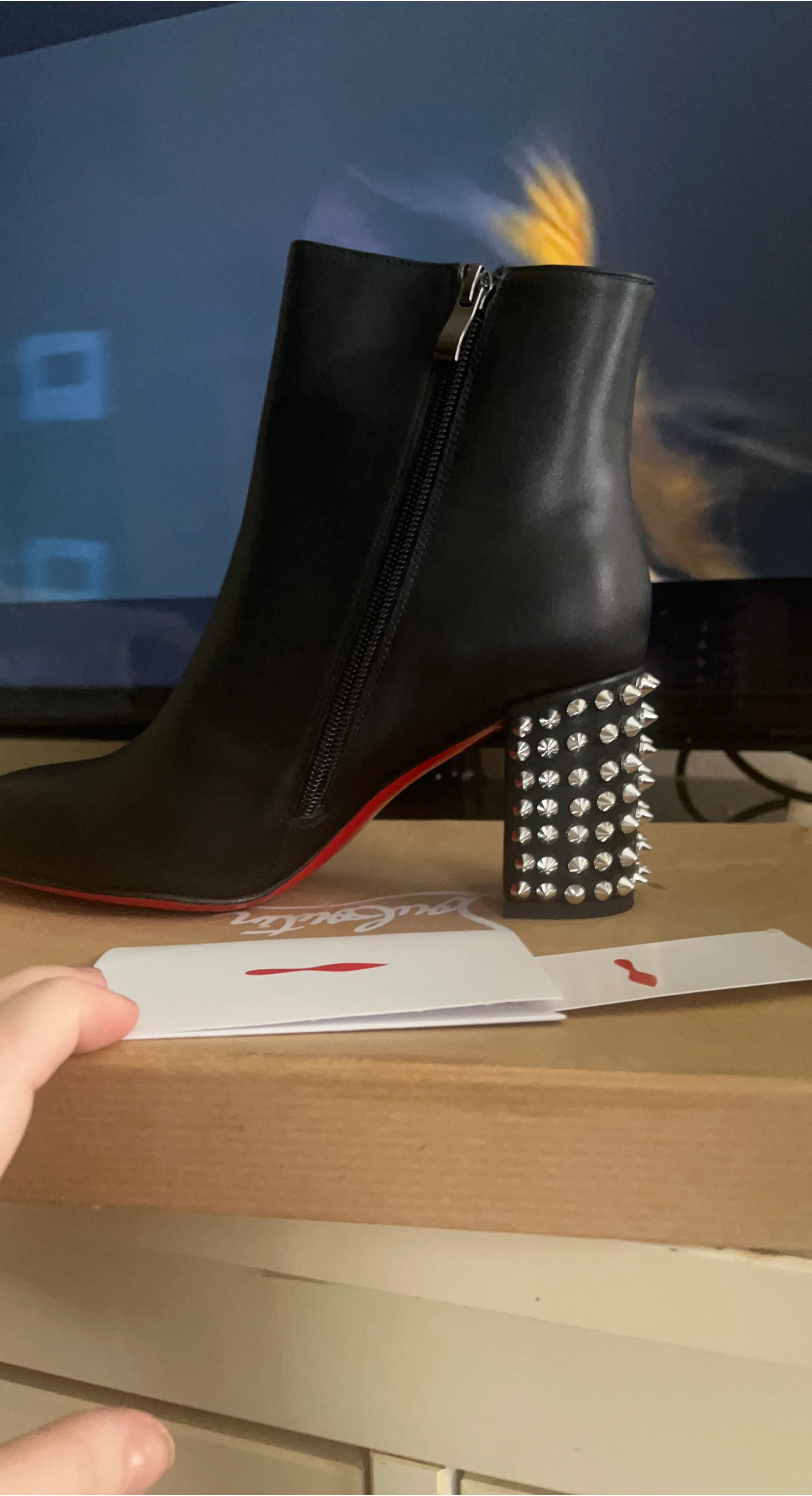 Christian Louboutin Myriama 80 Boots - Size 38