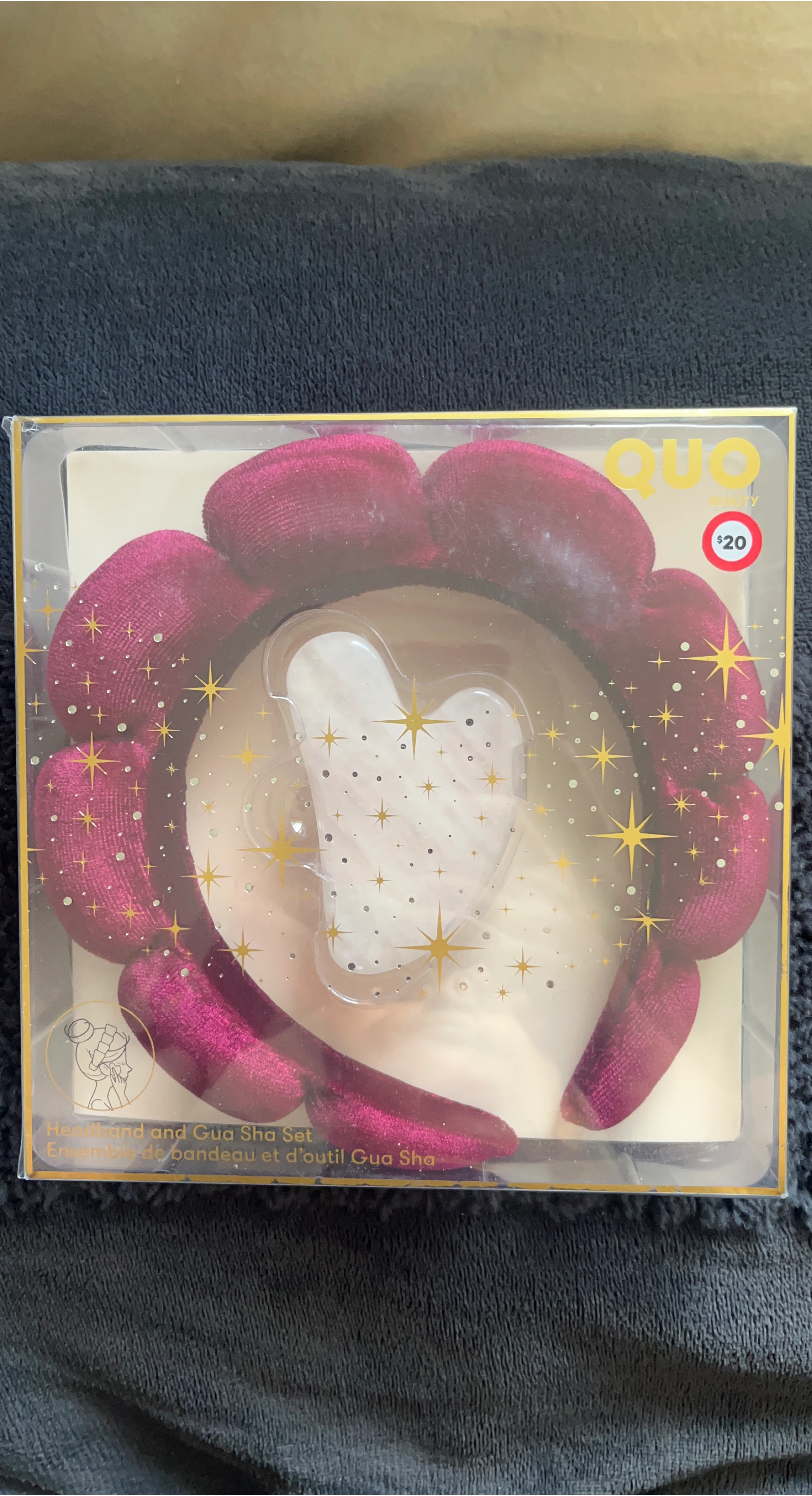 New Quo Headband and Gua Sha Set