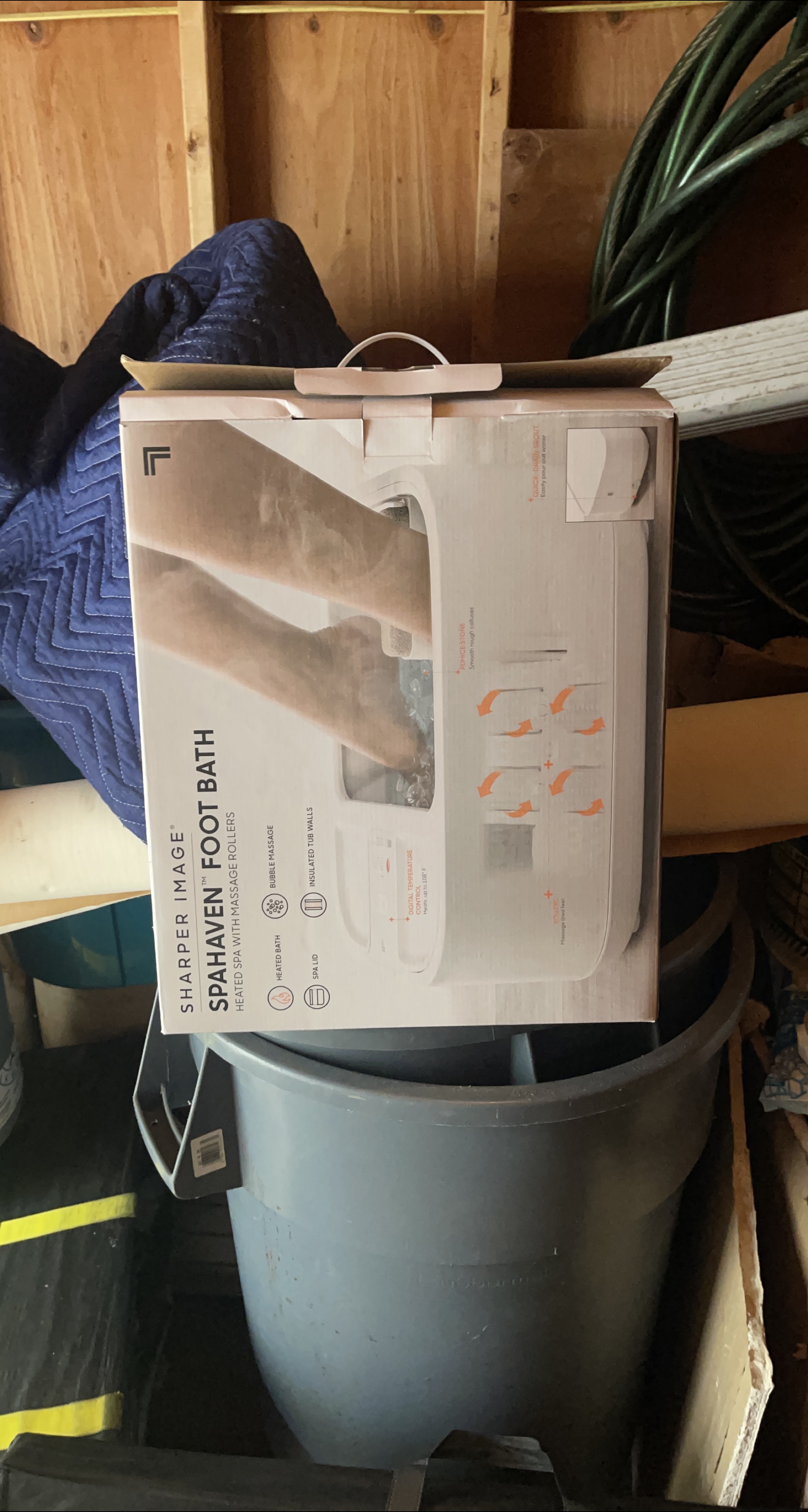 Sharper Image Spahaven Foot Bath - Heated Spa