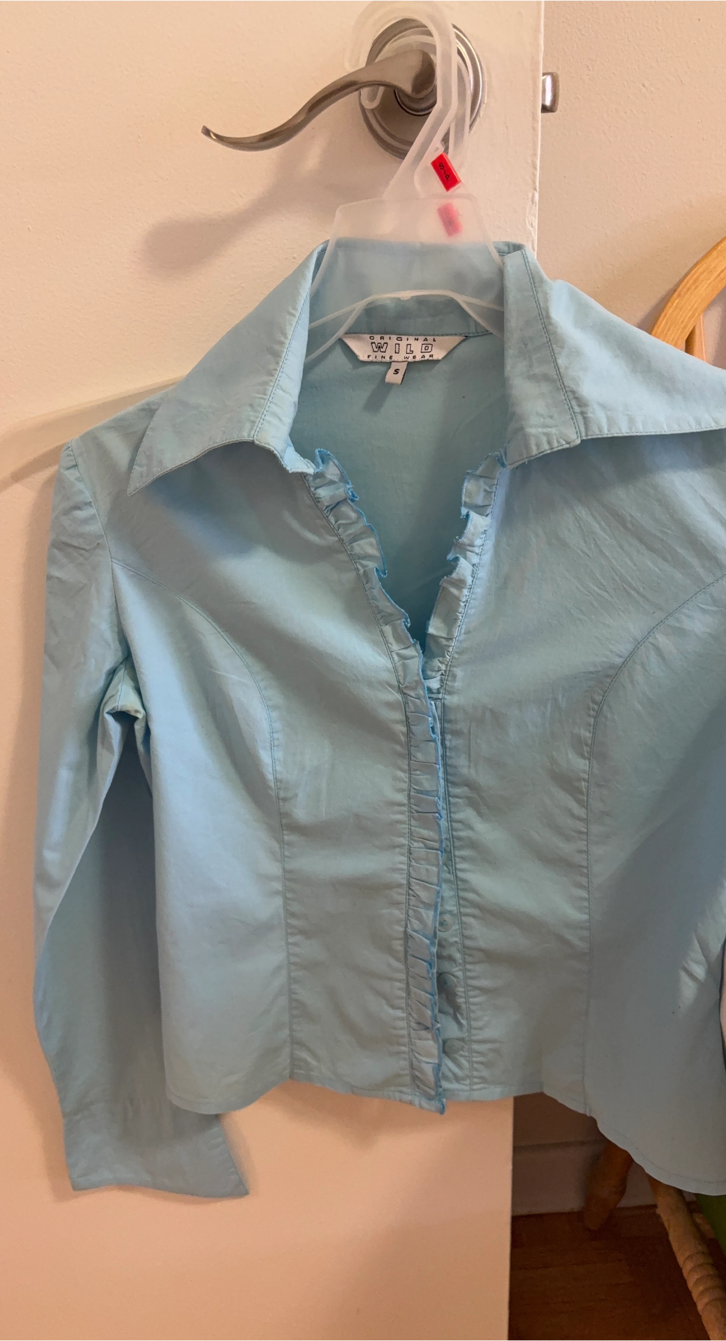 ORIGINAL WILD Light Blue Blouse - Size S