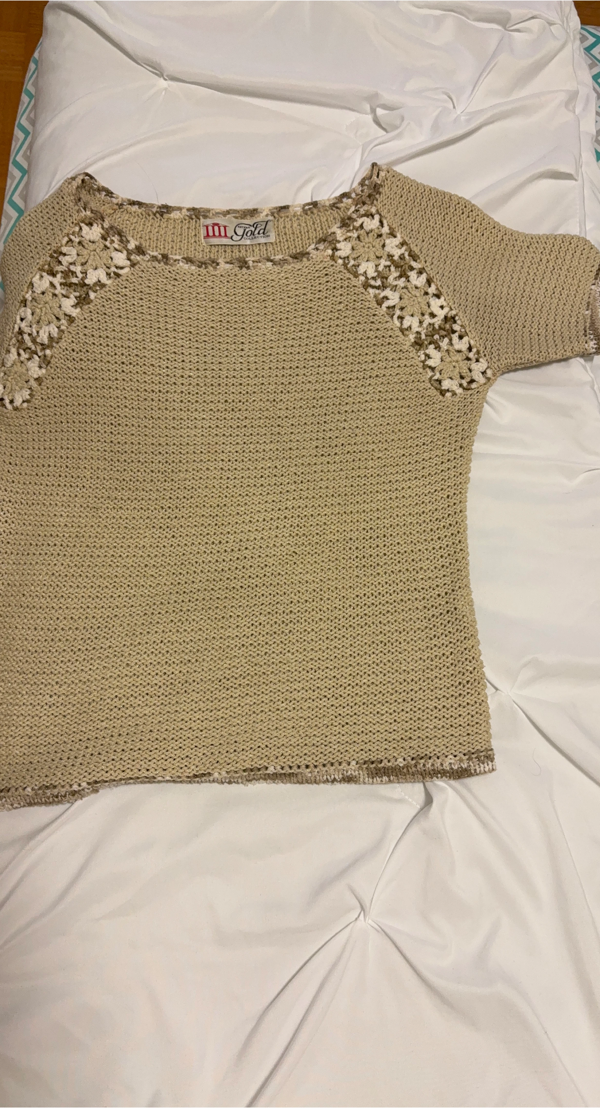Natalia Gold Collection Knit Sweater