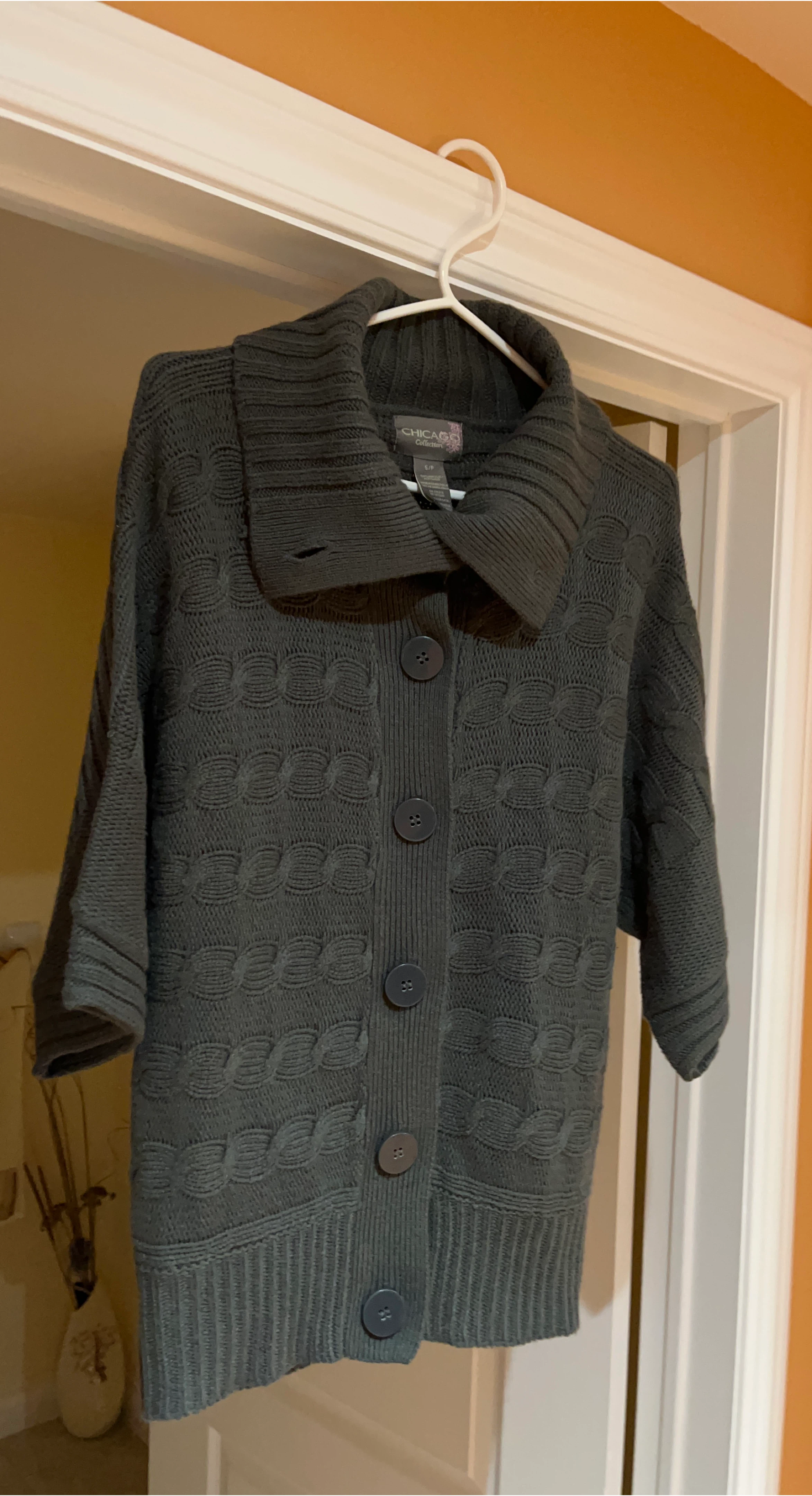 Chicago Collection Button-Up Cardigan - Size S/P