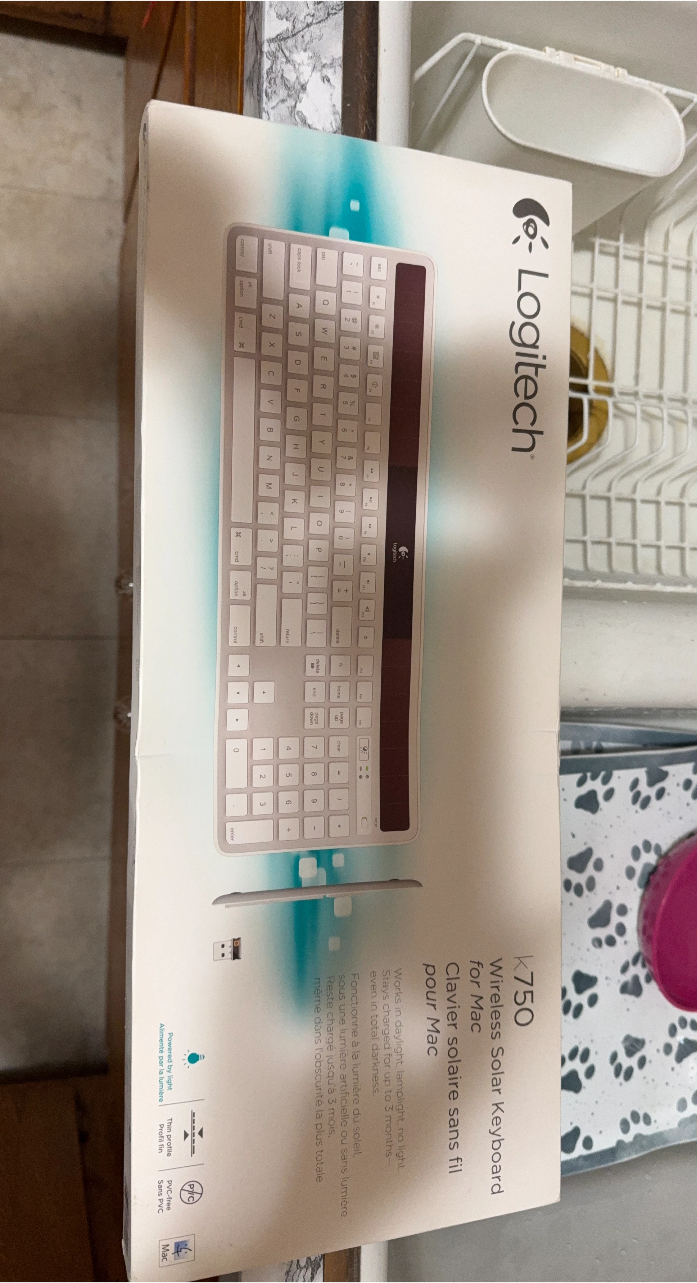 Logitech K750 Wireless Solar Keyboard for Mac