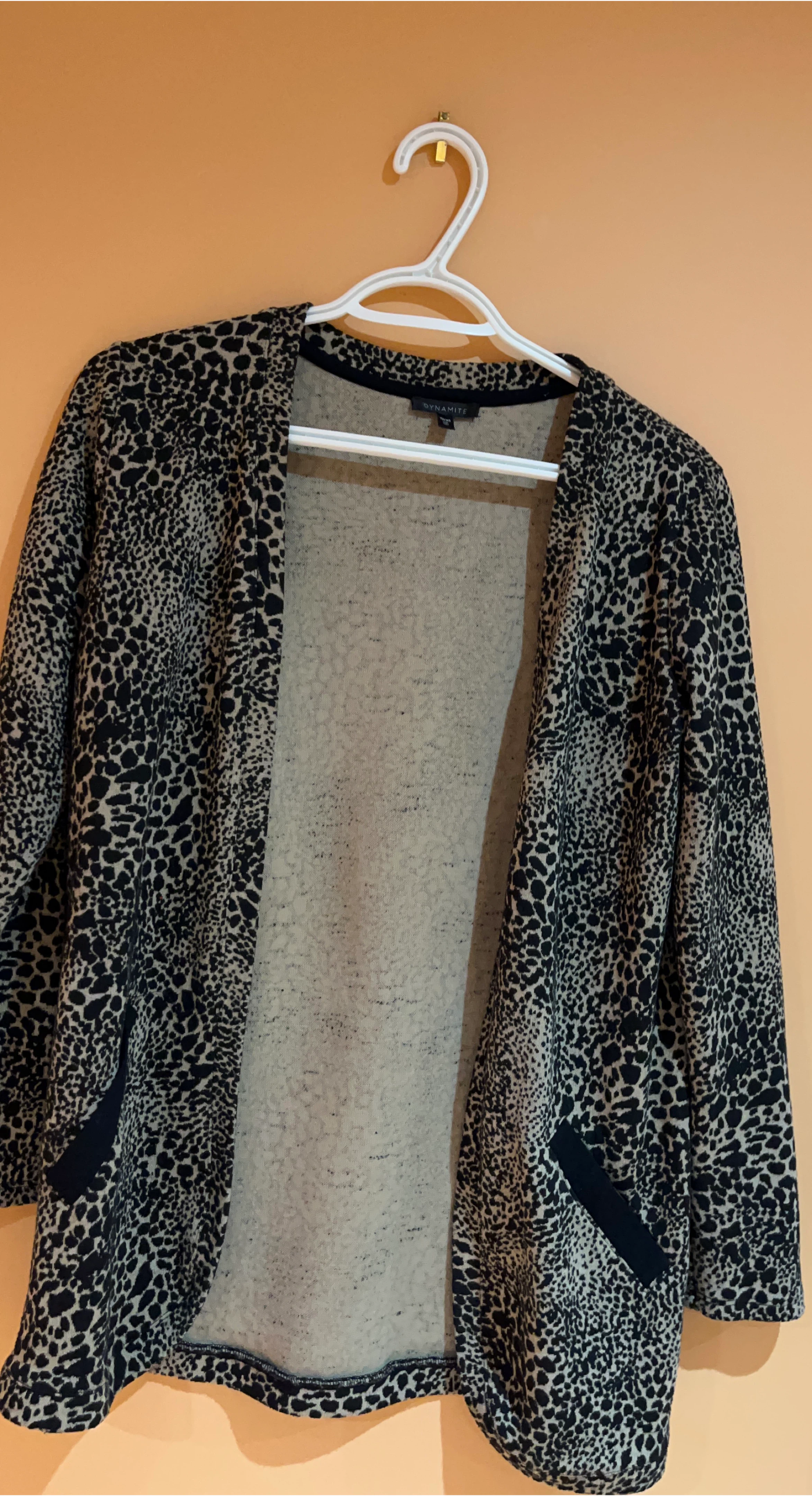 Dynamite Leopard Print Cardigan -  XS