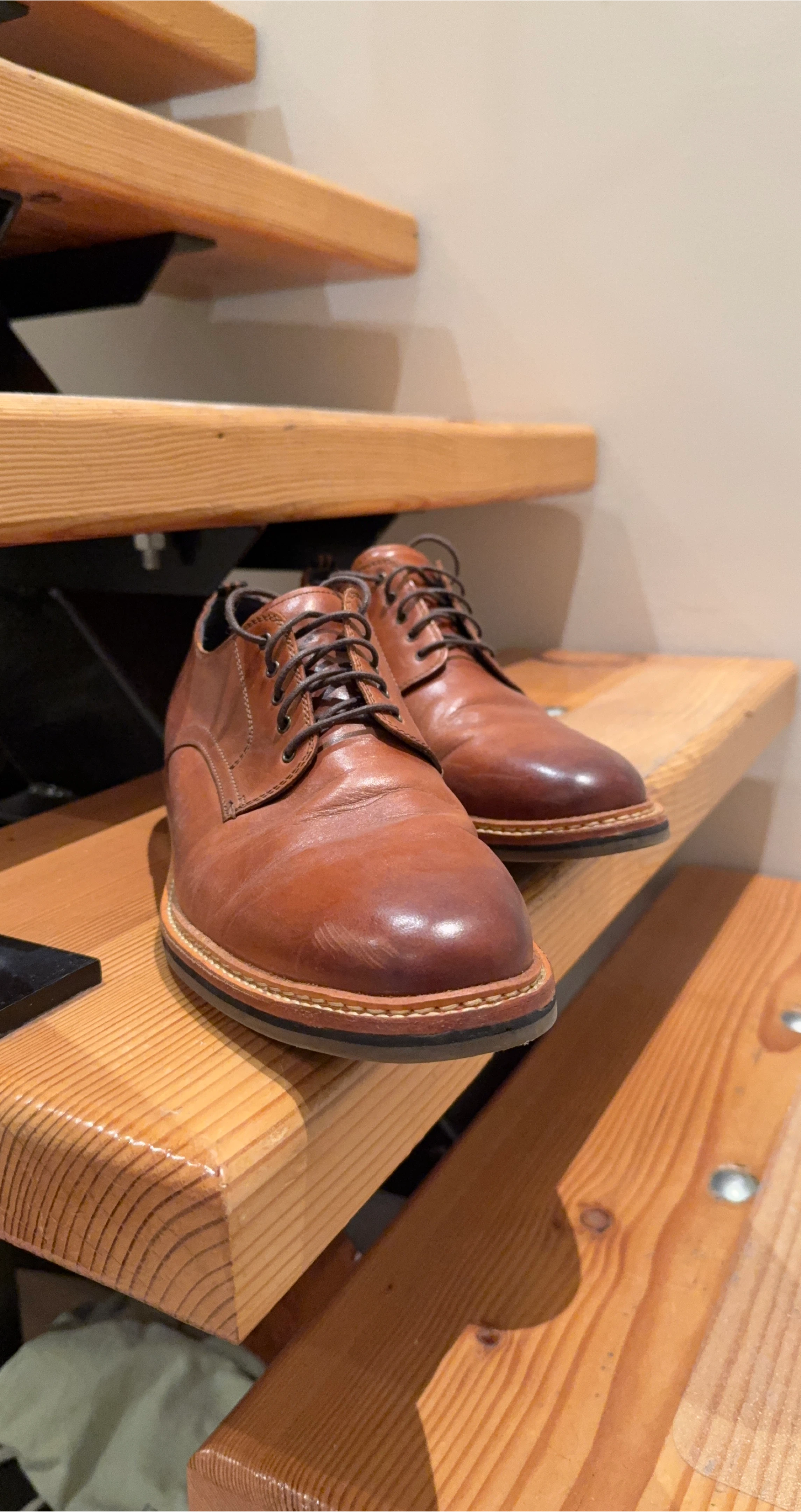 Cole Haan Brown Leather Oxfords
