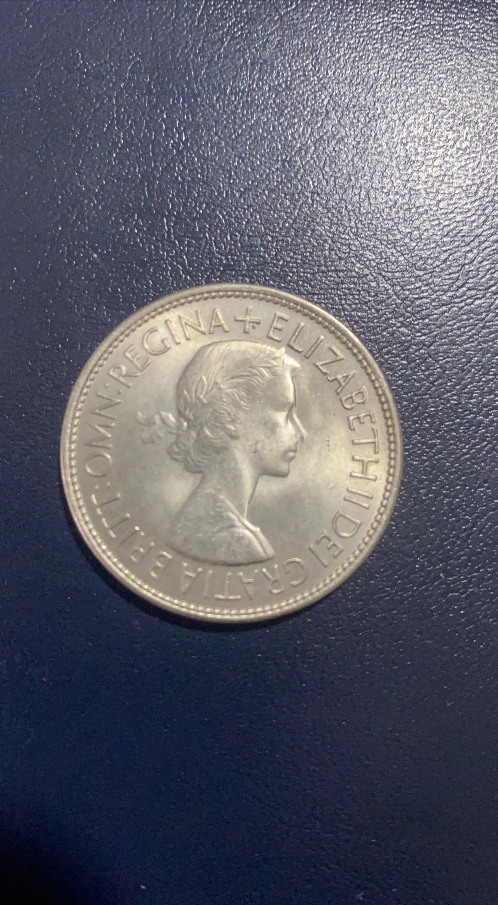 1953 Half Crown Coin