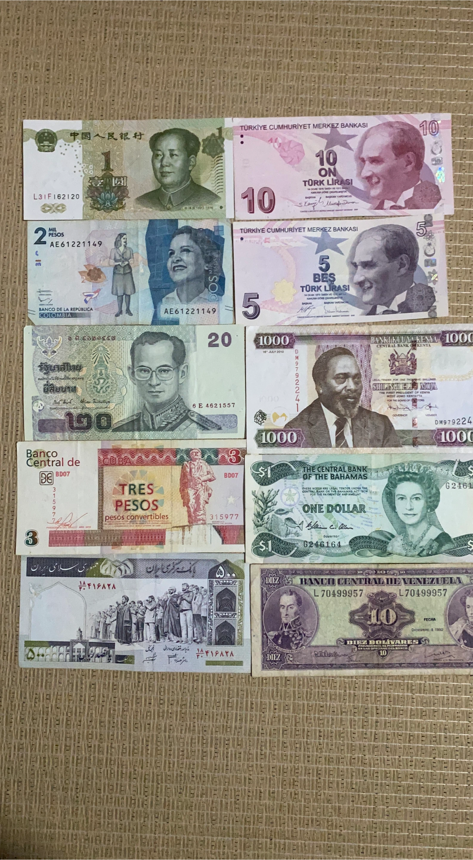 Collection of World Currency
