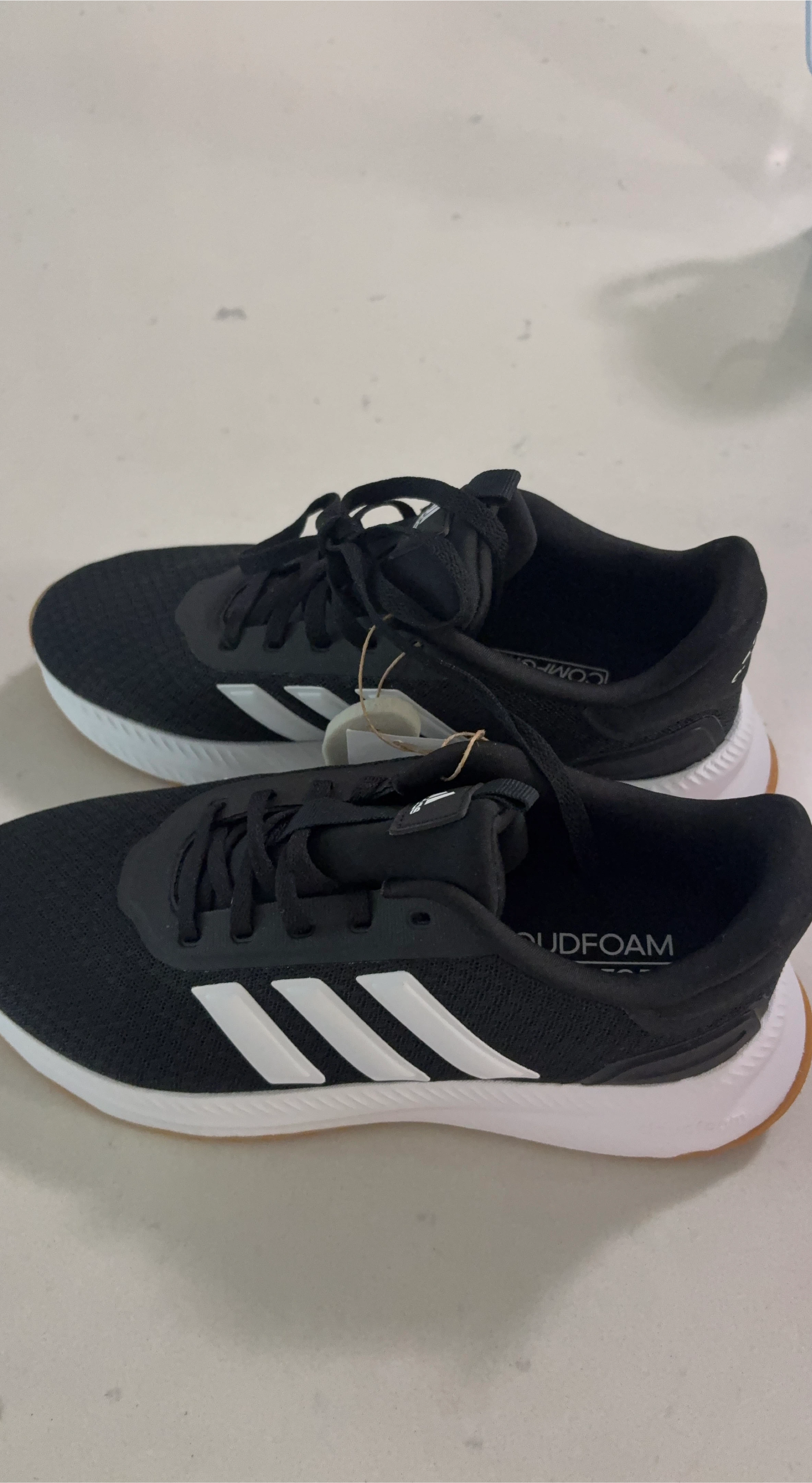 Adidas Cloudfoam Running Shoes - Black