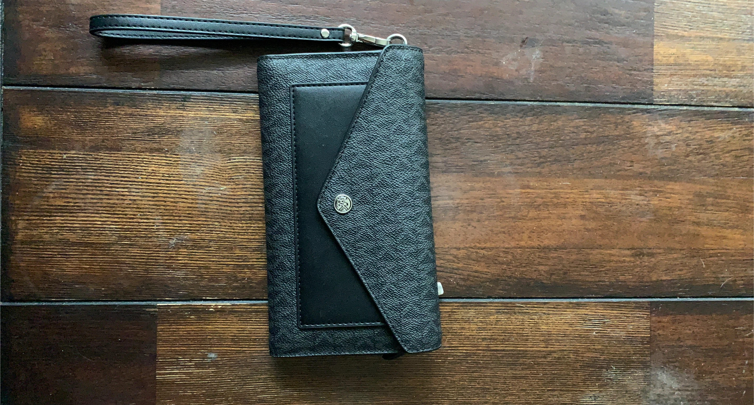 Michael Kors Black Wristlet Wallet