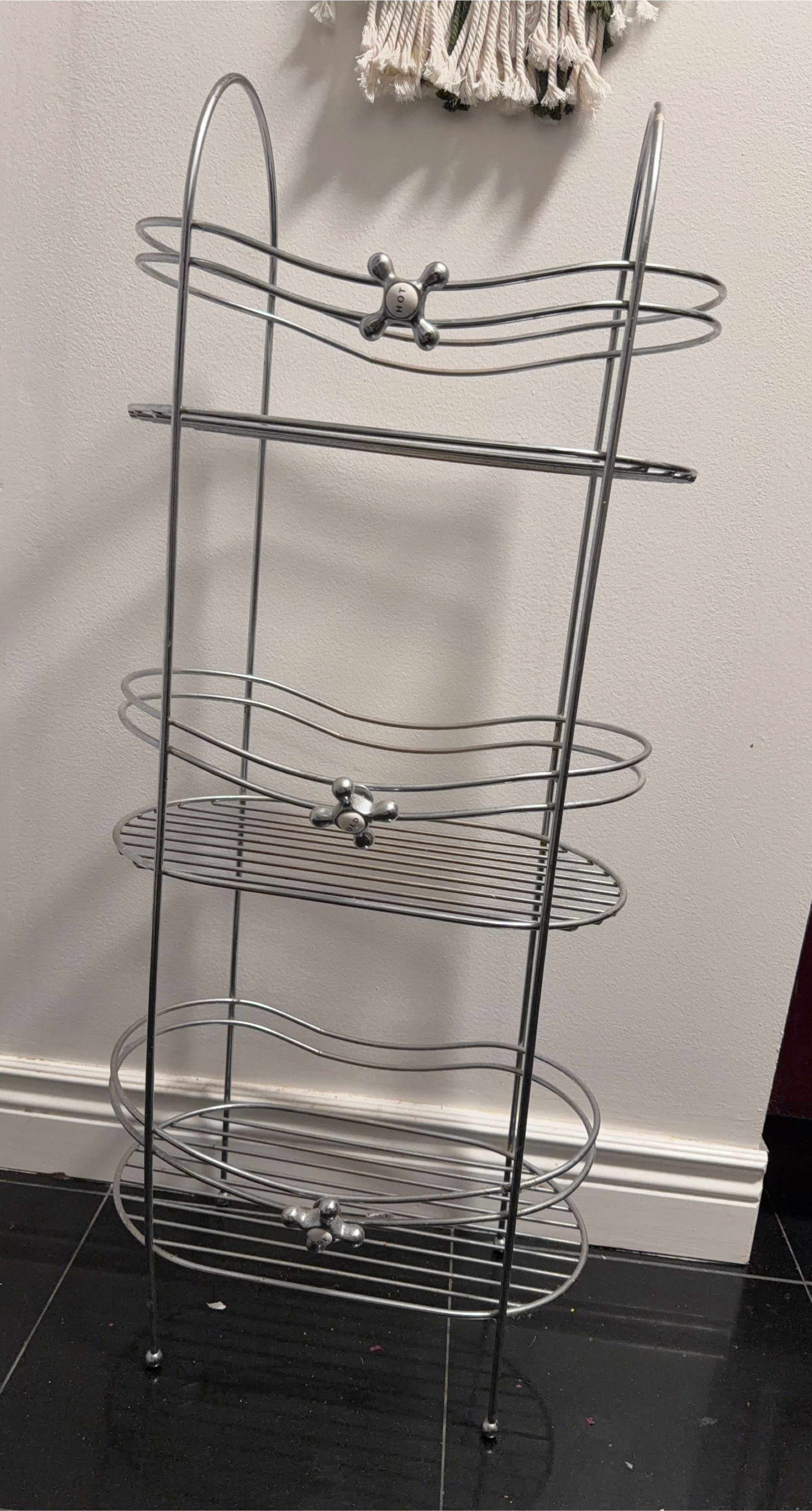 Chrome Bathroom Shelf