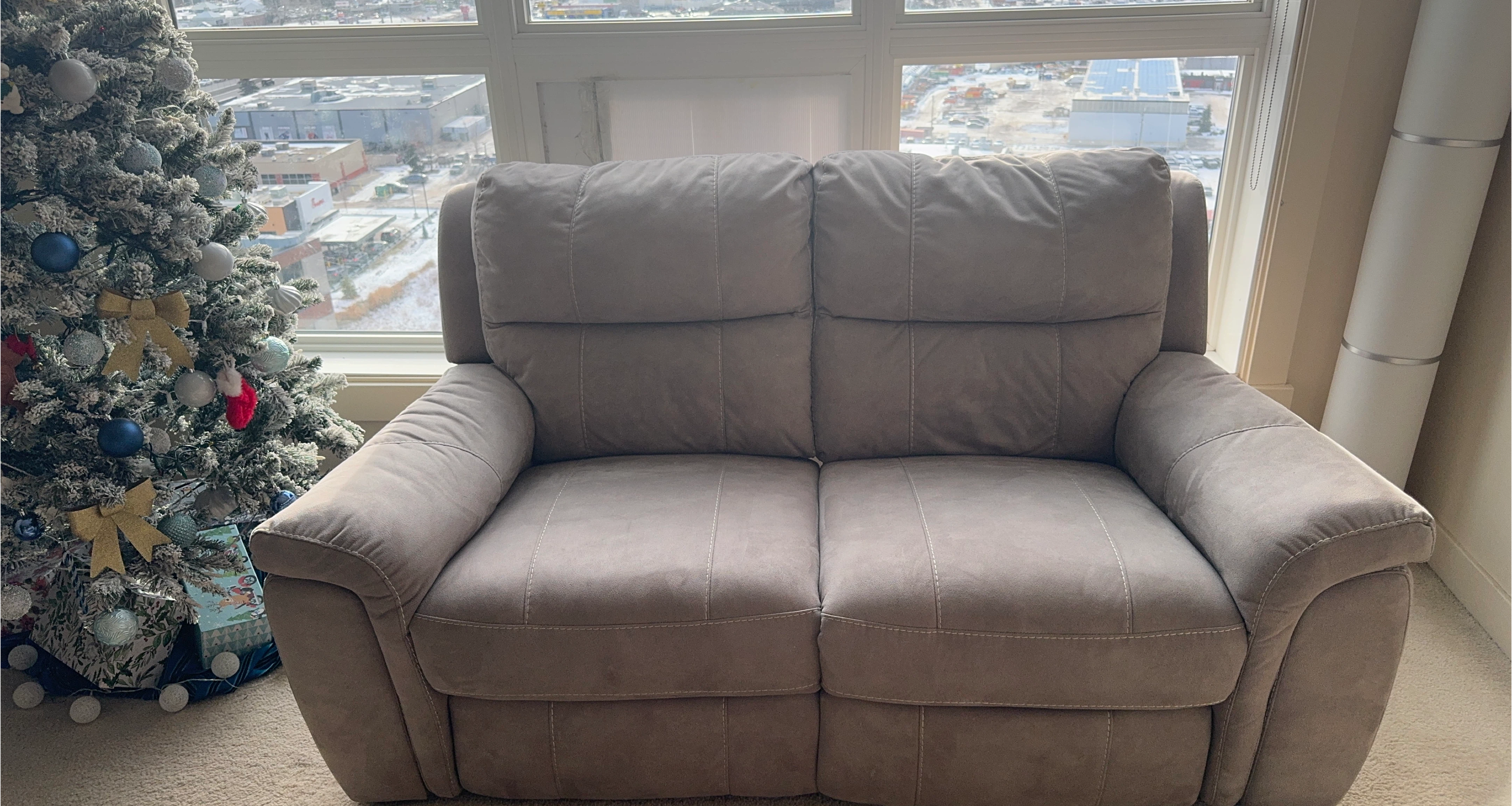 Loveseat Recliner - Grey