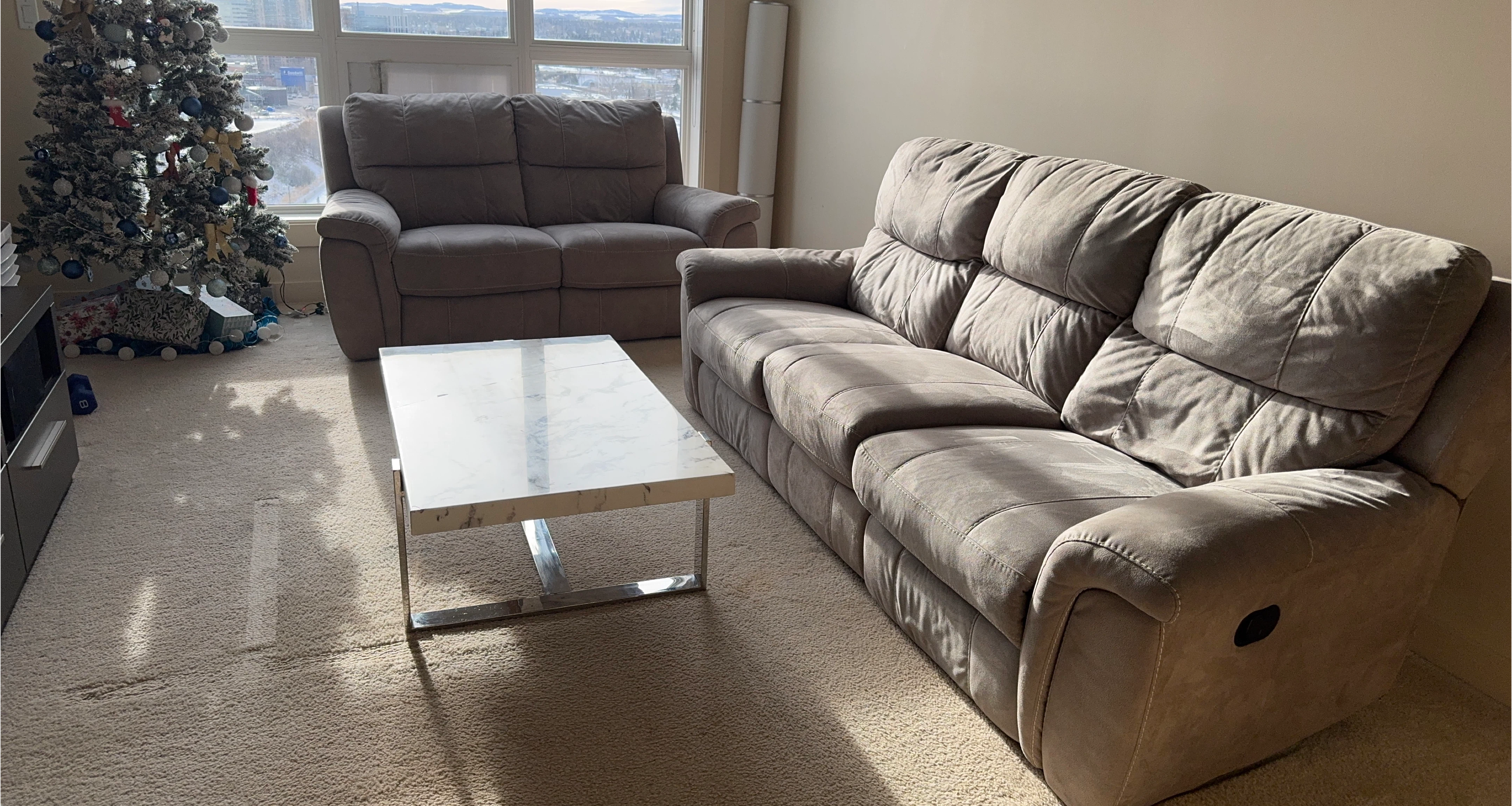 Recliner Sofa Set & Love Seat