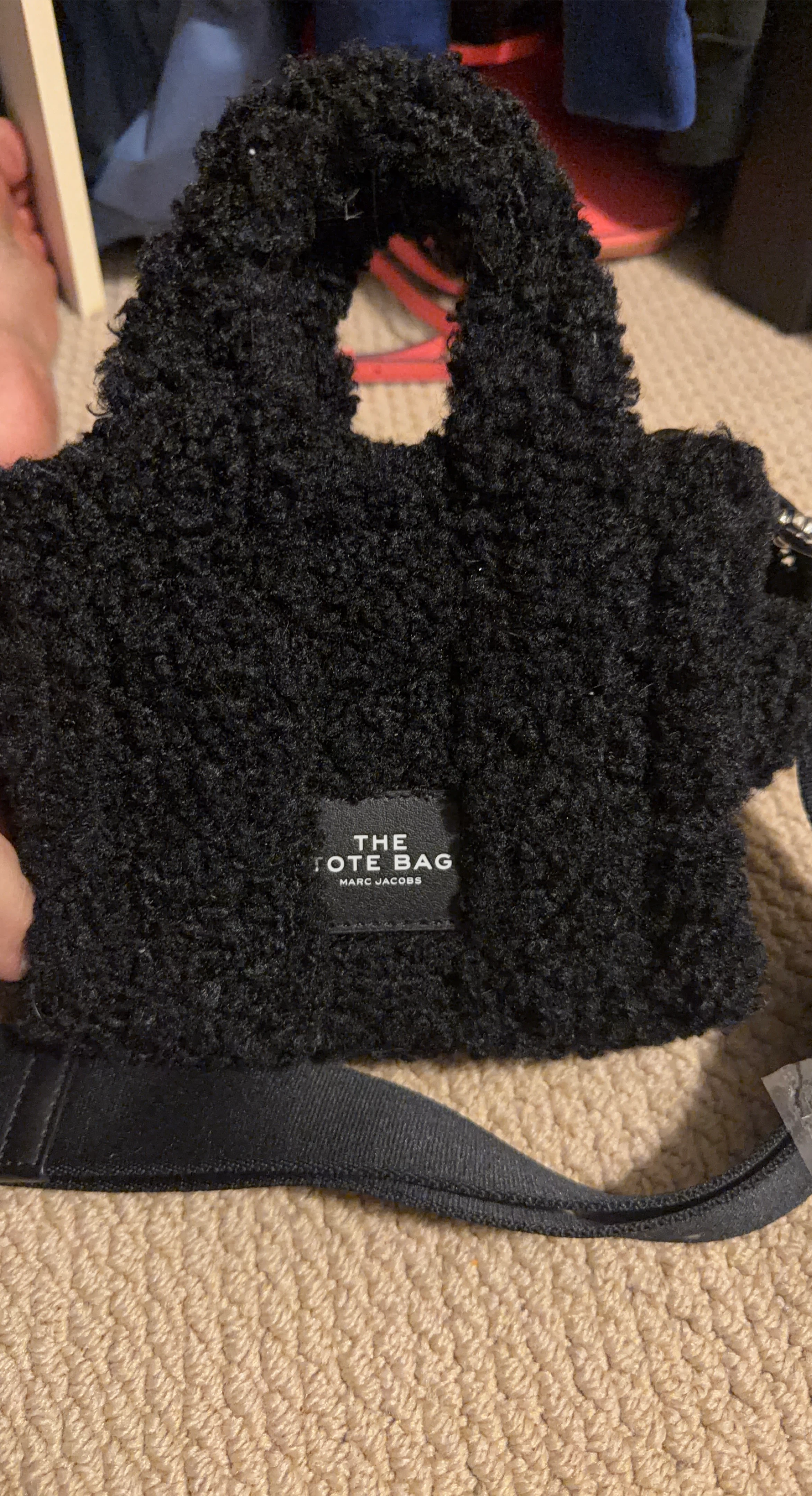 Marc Jacobs The Teddy Mini Tote Bag - Black