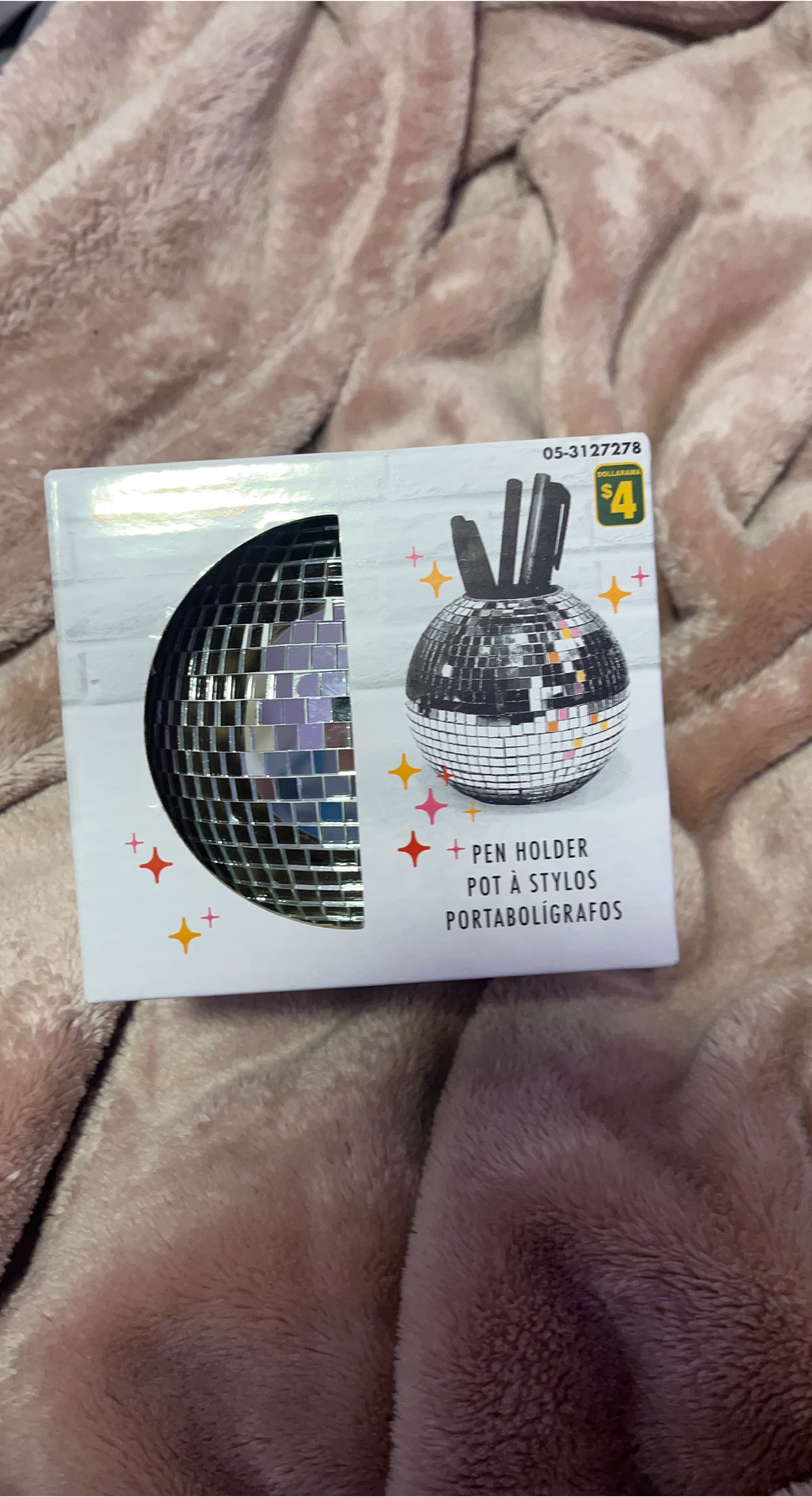 Dollarama Disco Ball Pen Holder - New