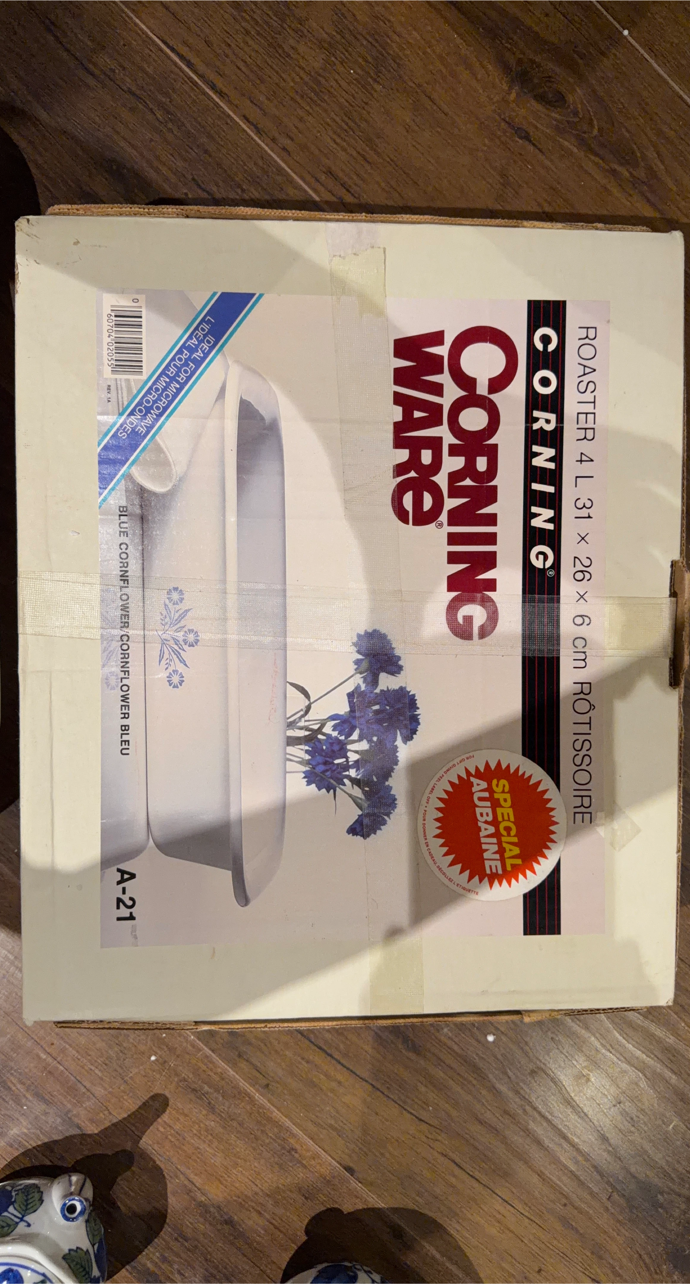 Corning Ware Blue Cornflower Roaster 4 L