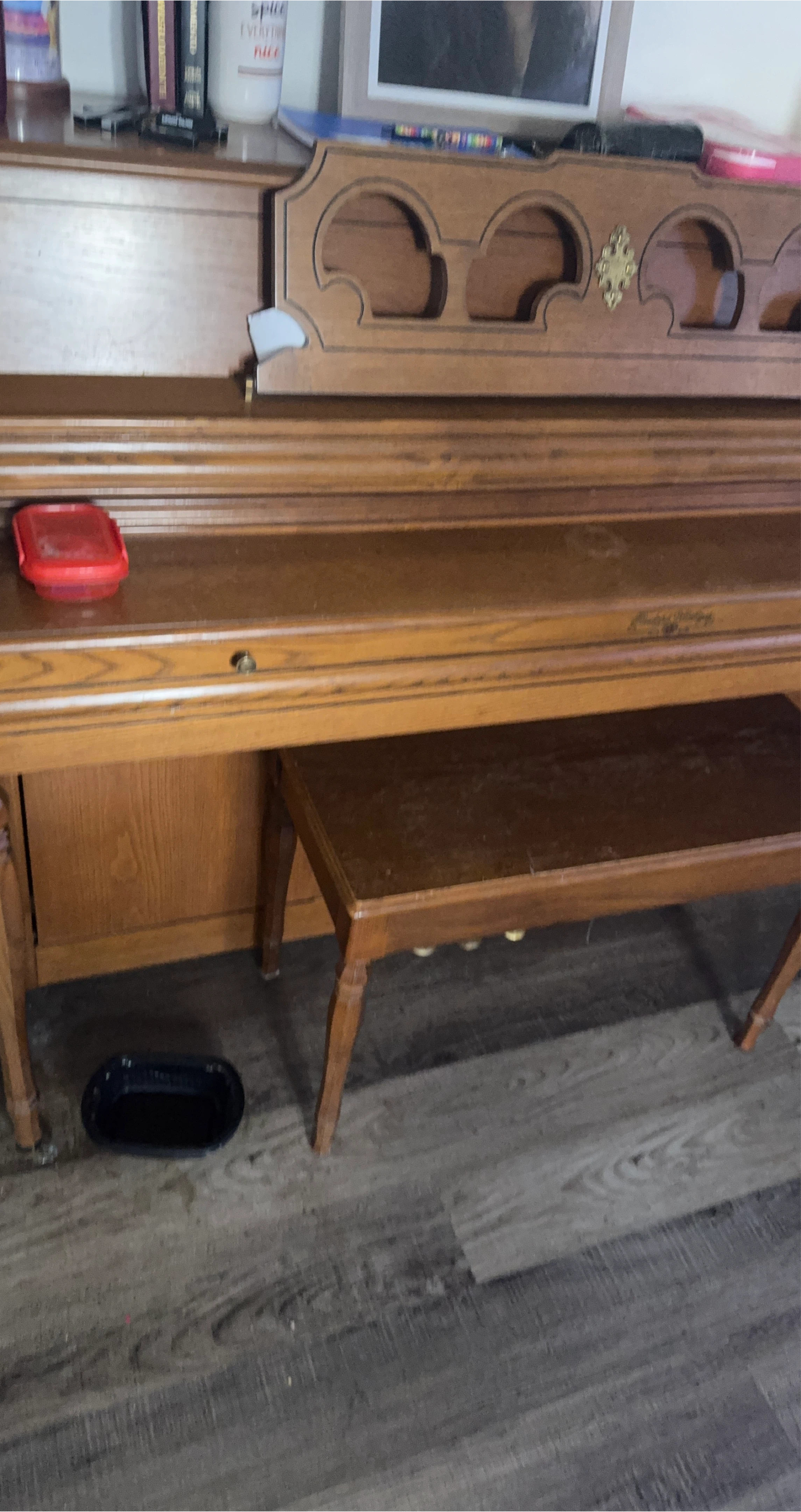 Upright Piano with Bench