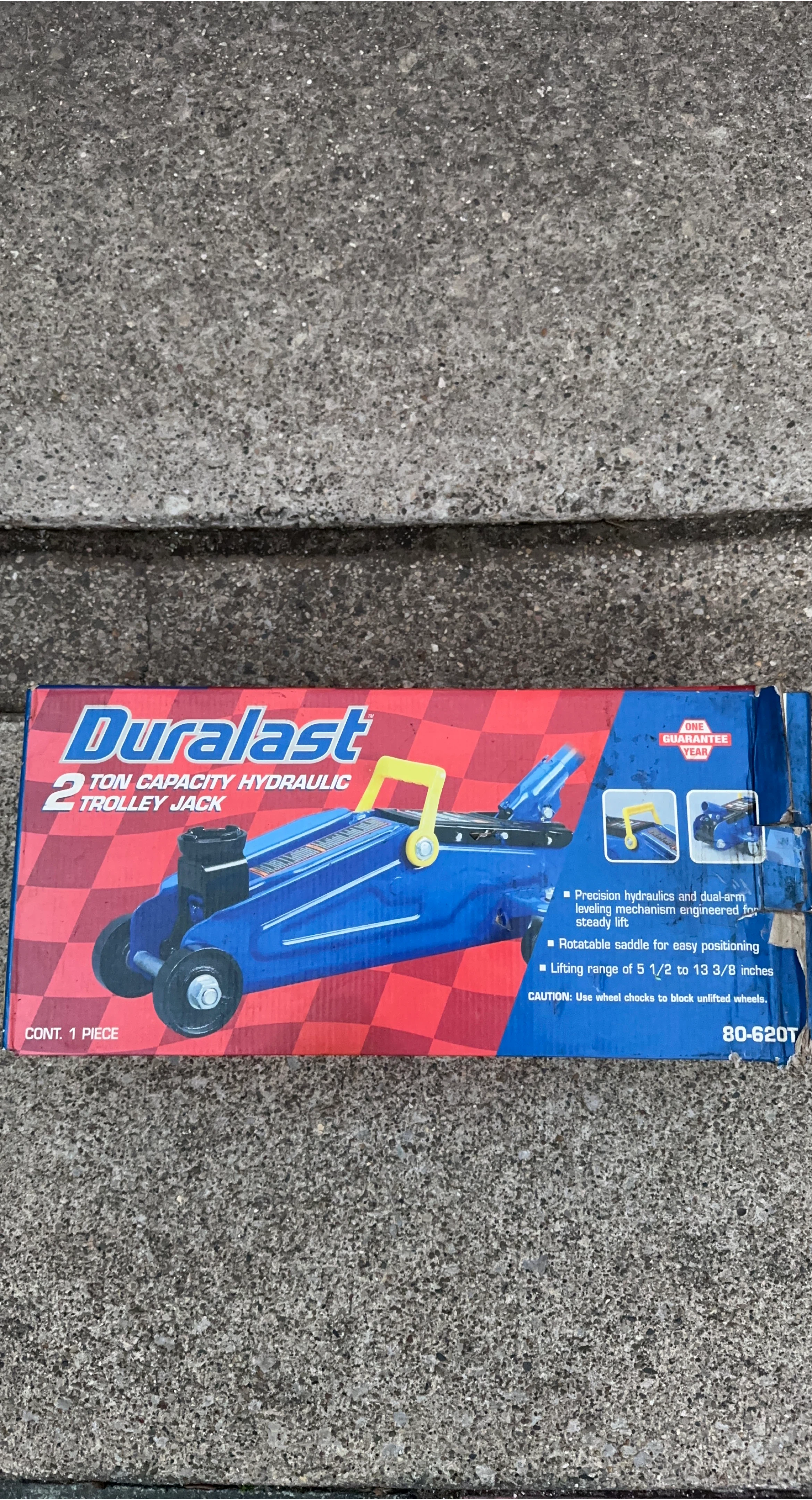 Duralast 2 Ton Capacity Hydraulic Trolley Jack