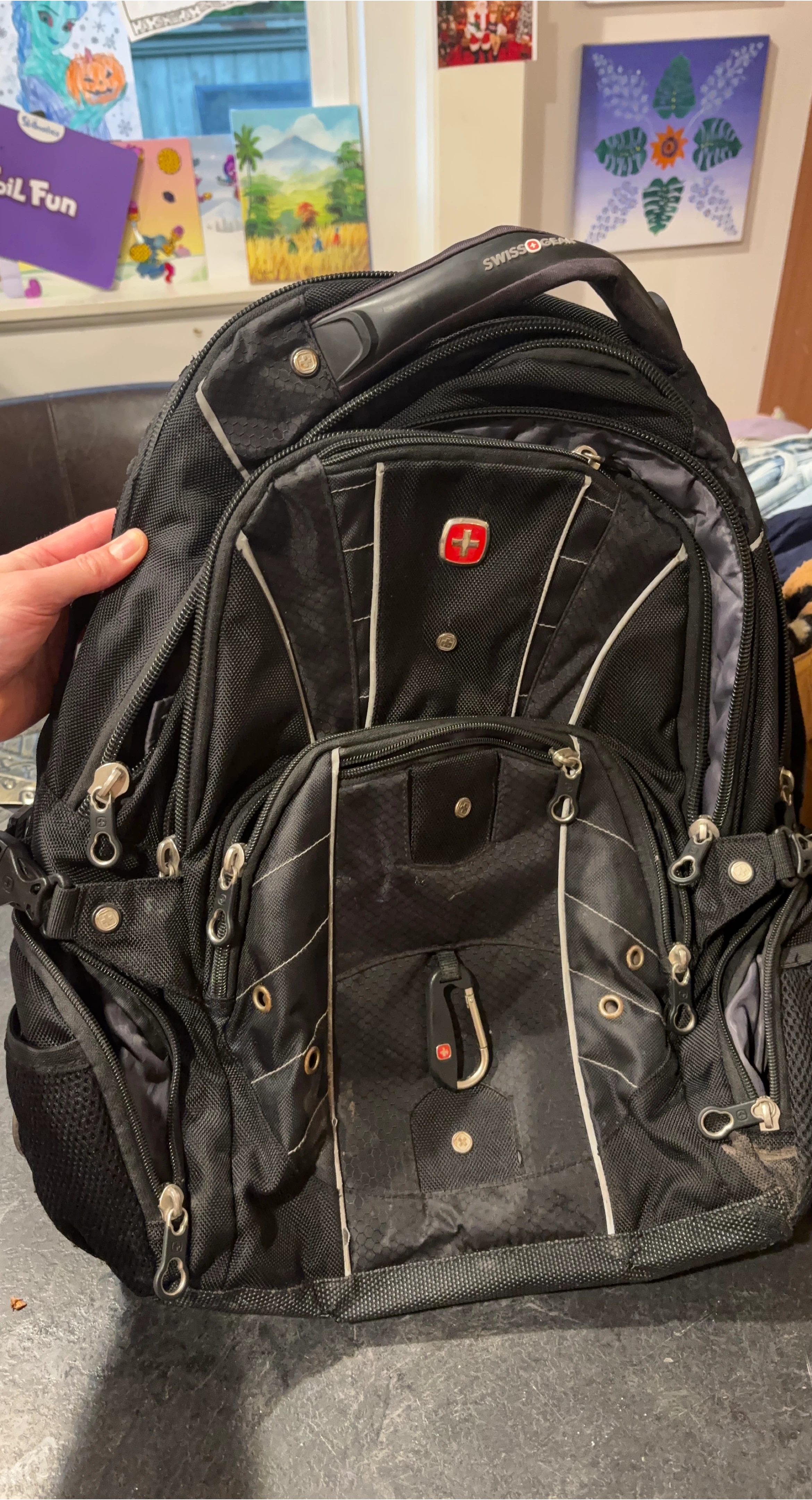 Swiss Gear Black Backpack
