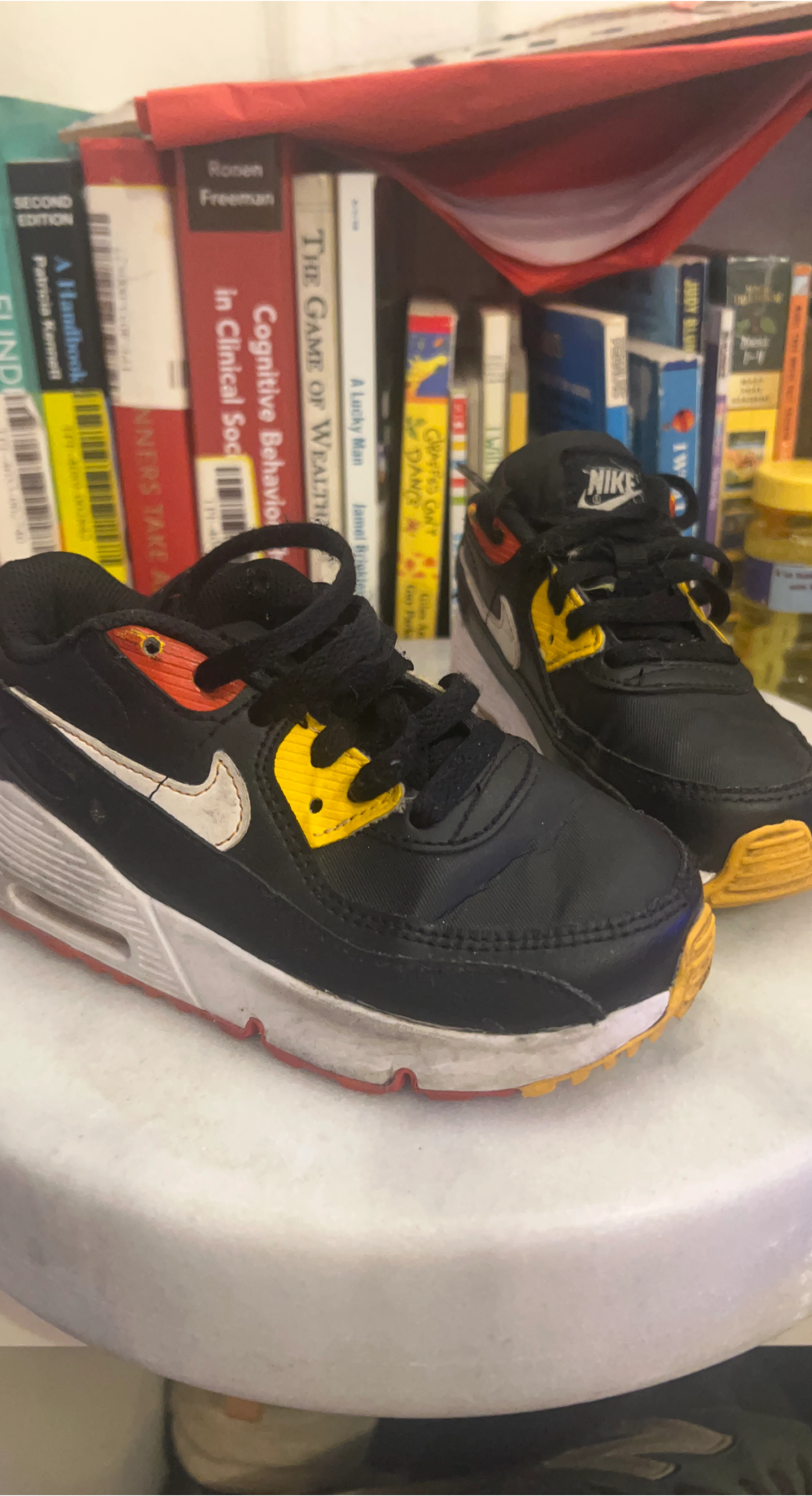 Nike Air Max 90 - Black, Yellow, Red