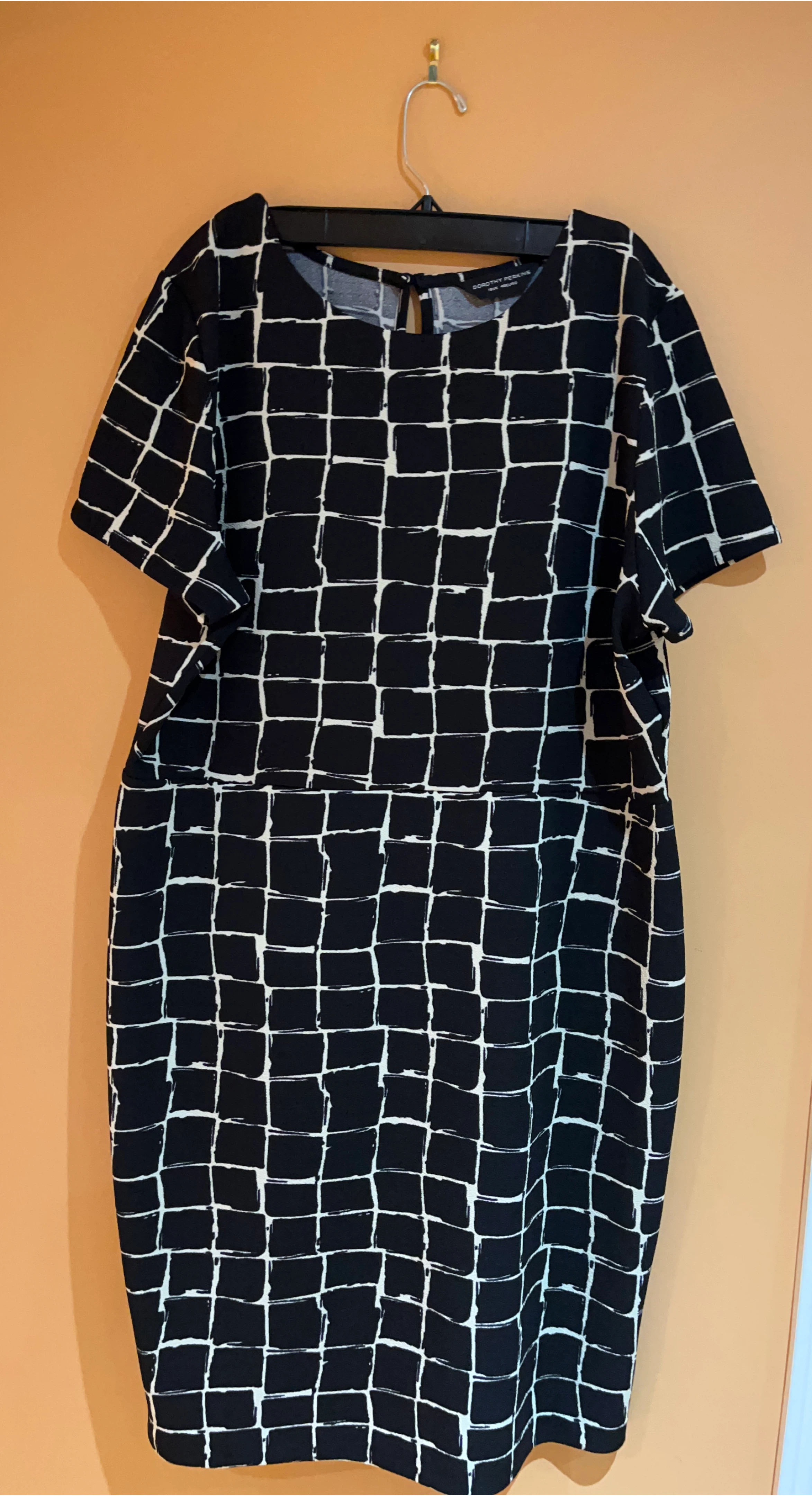 Dorothy Perkins Black & White Grid Dress