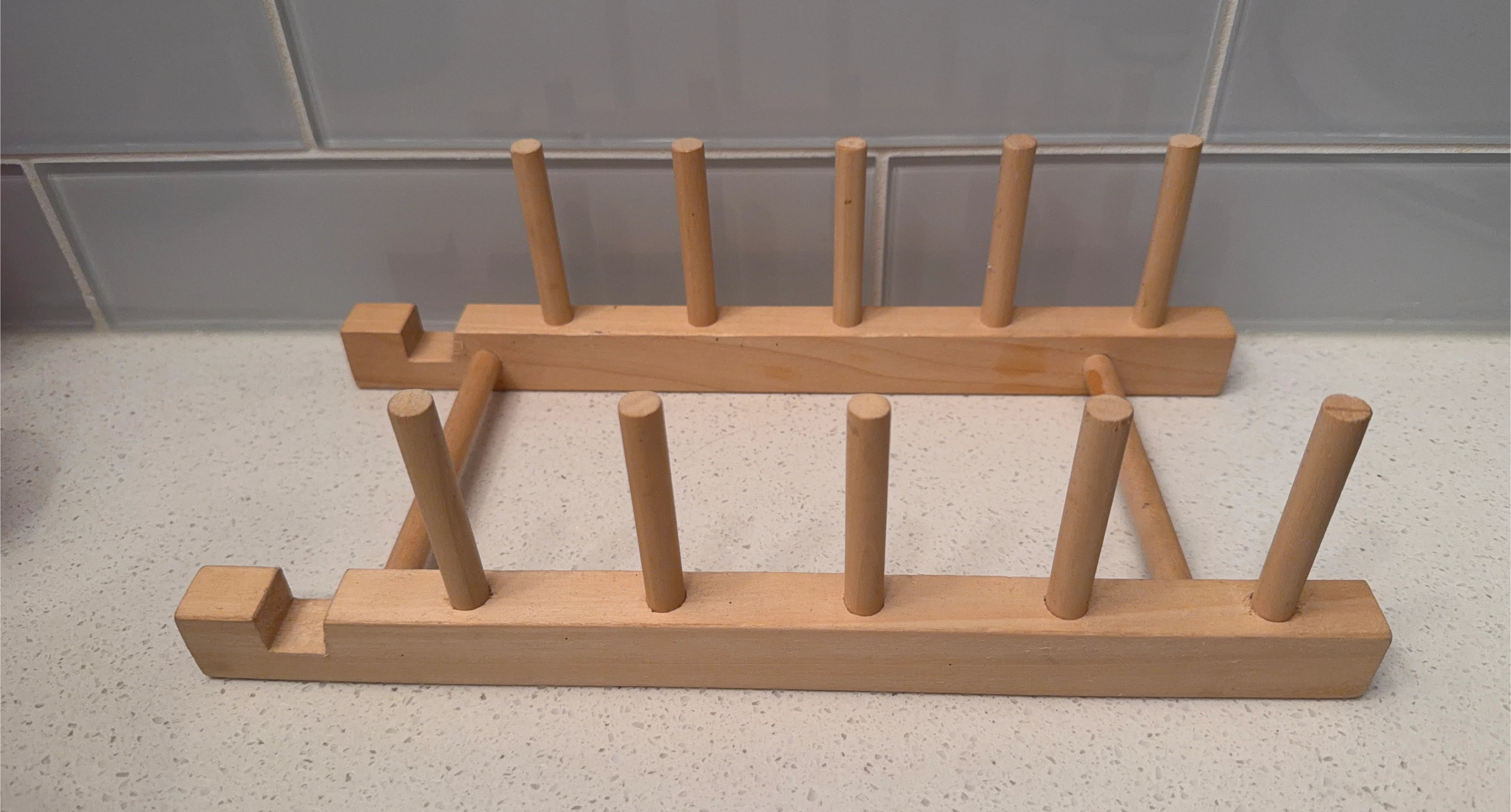 Wooden Spool/Thread Rack