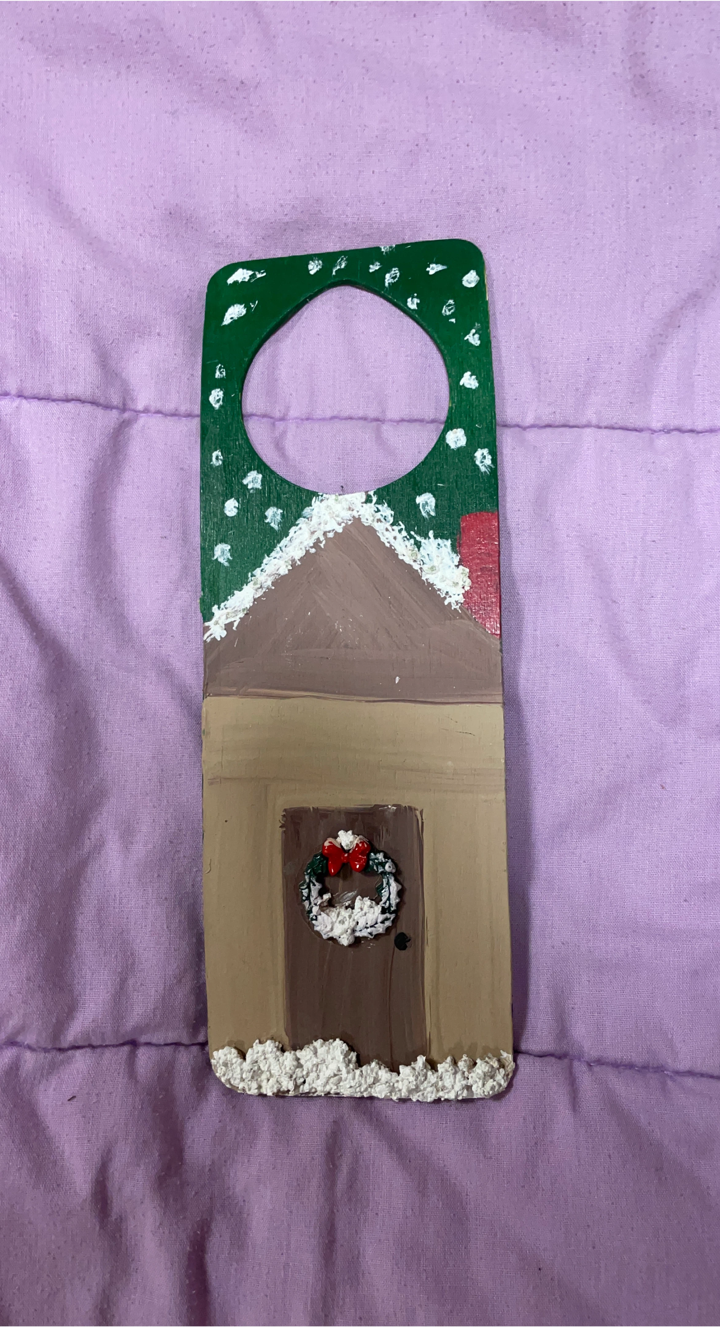 Handmade Holiday Door Hanger 🧡