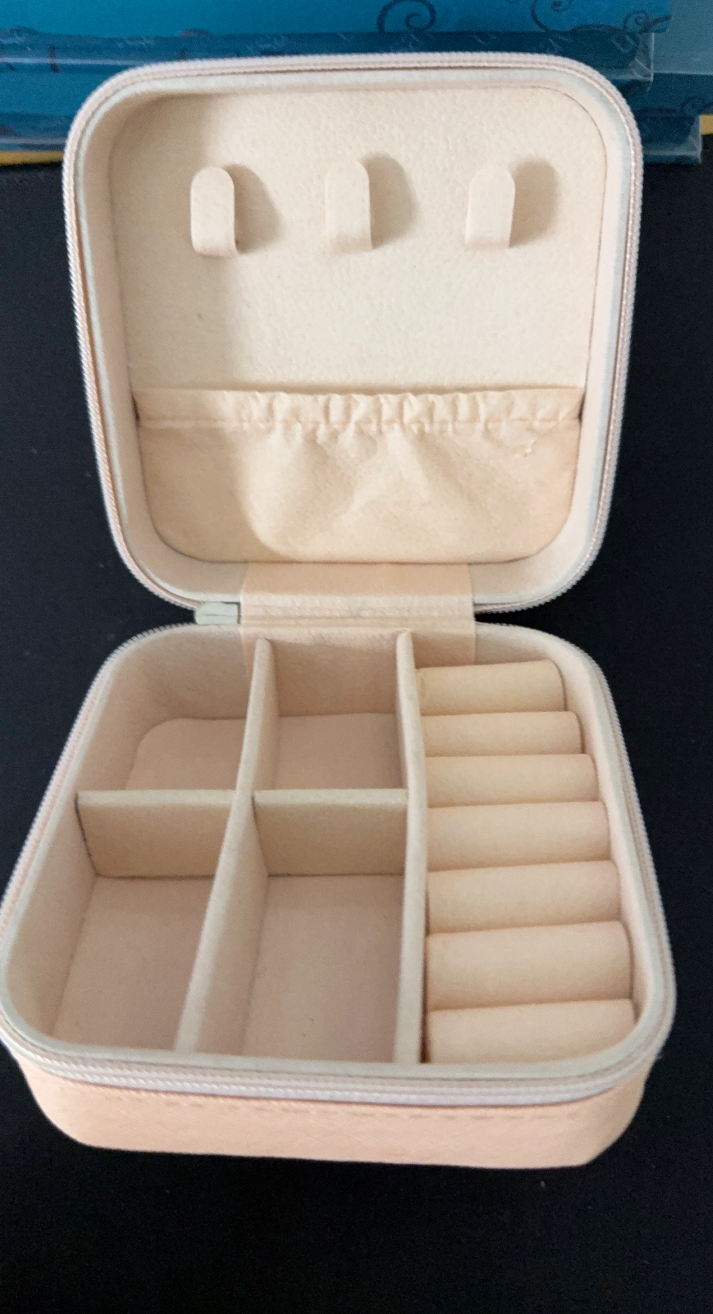 Soft pink Travel Jewelry Case
