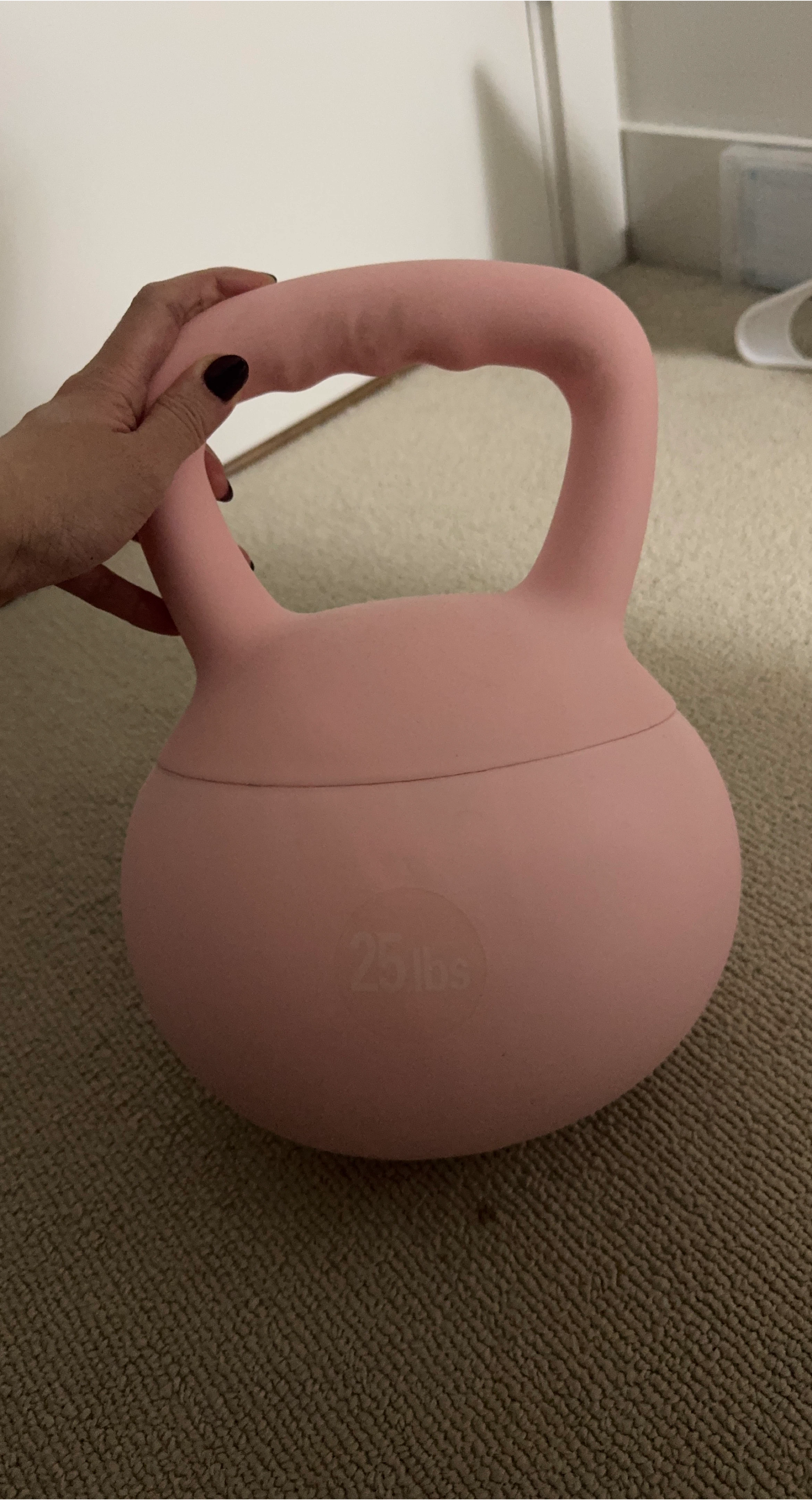 25 lbs Pink Kettlebell