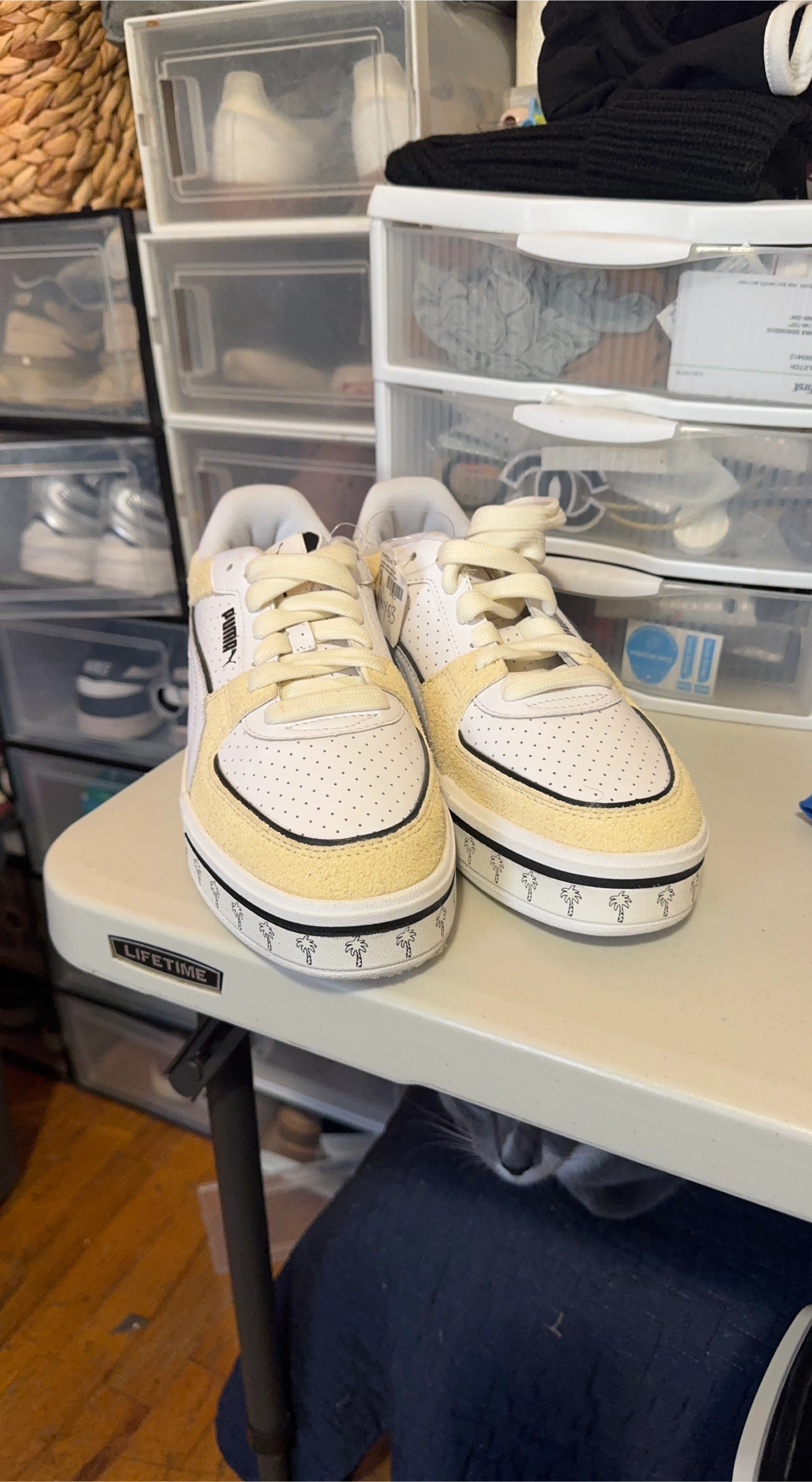 Puma CA Pro Palm White/Yellow Shoes