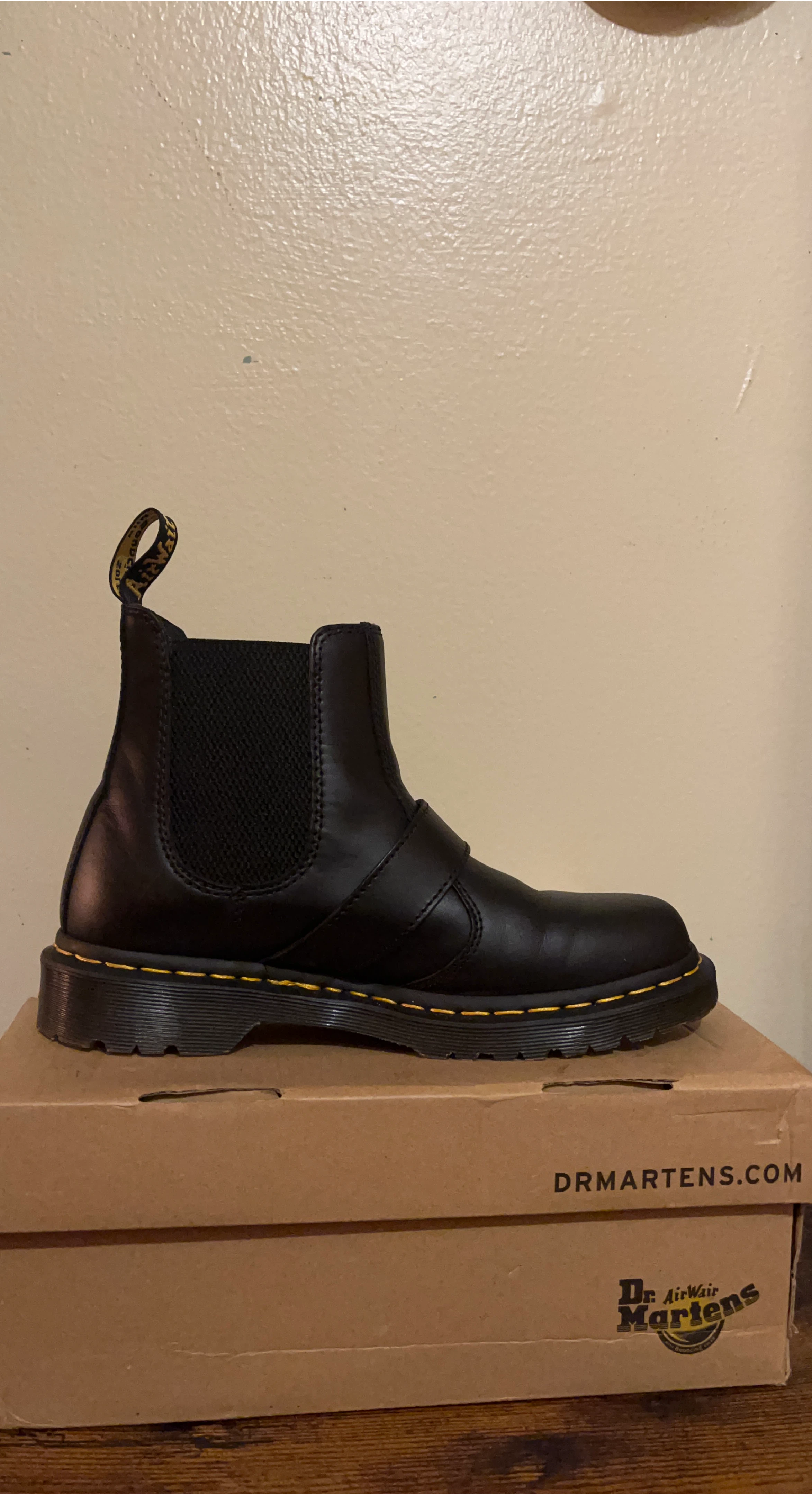 Dr. Martens Black Leather Chelsea Boots