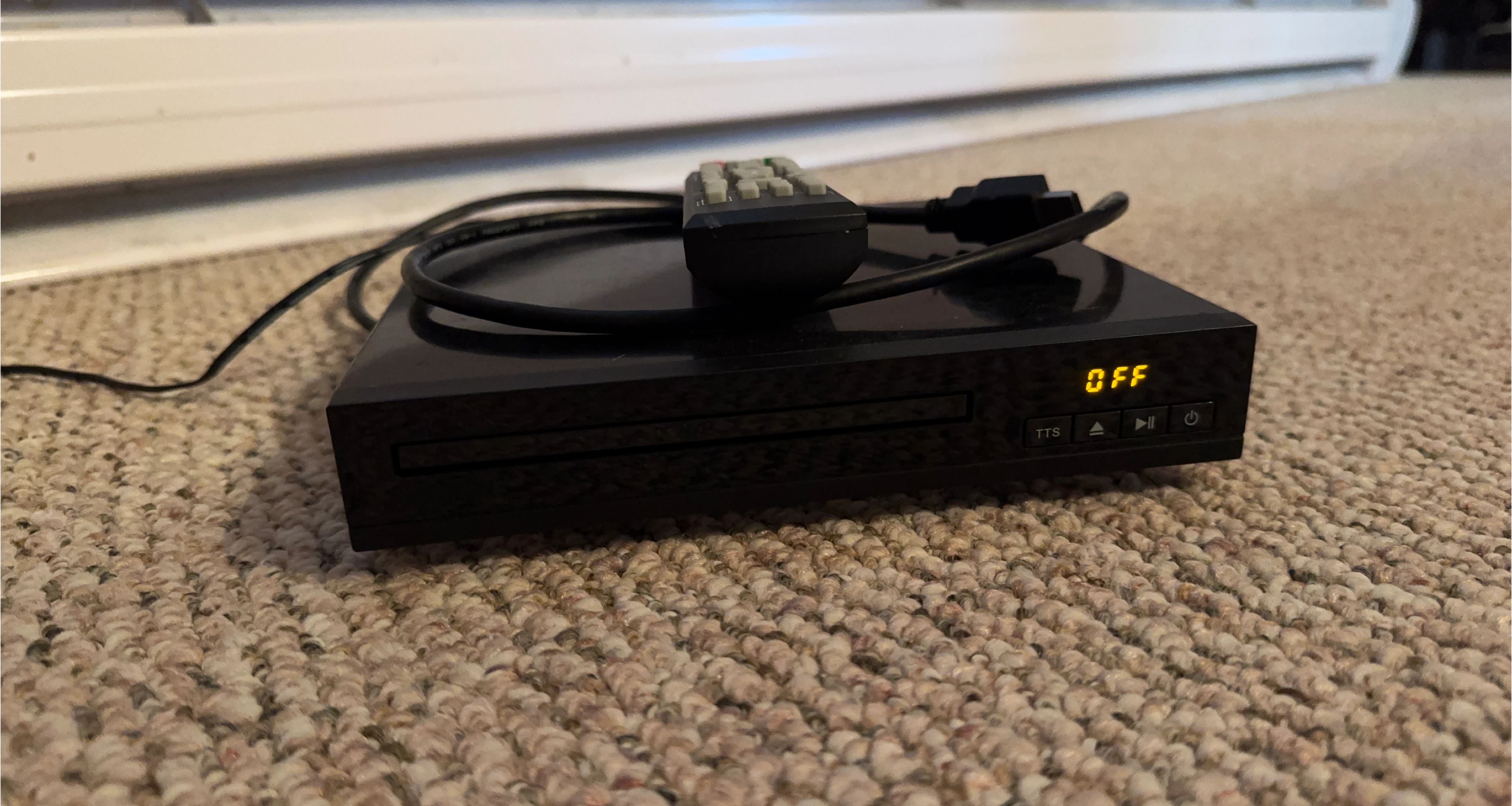 Black DVD Player with Remote and HDMI cable - photo 2
