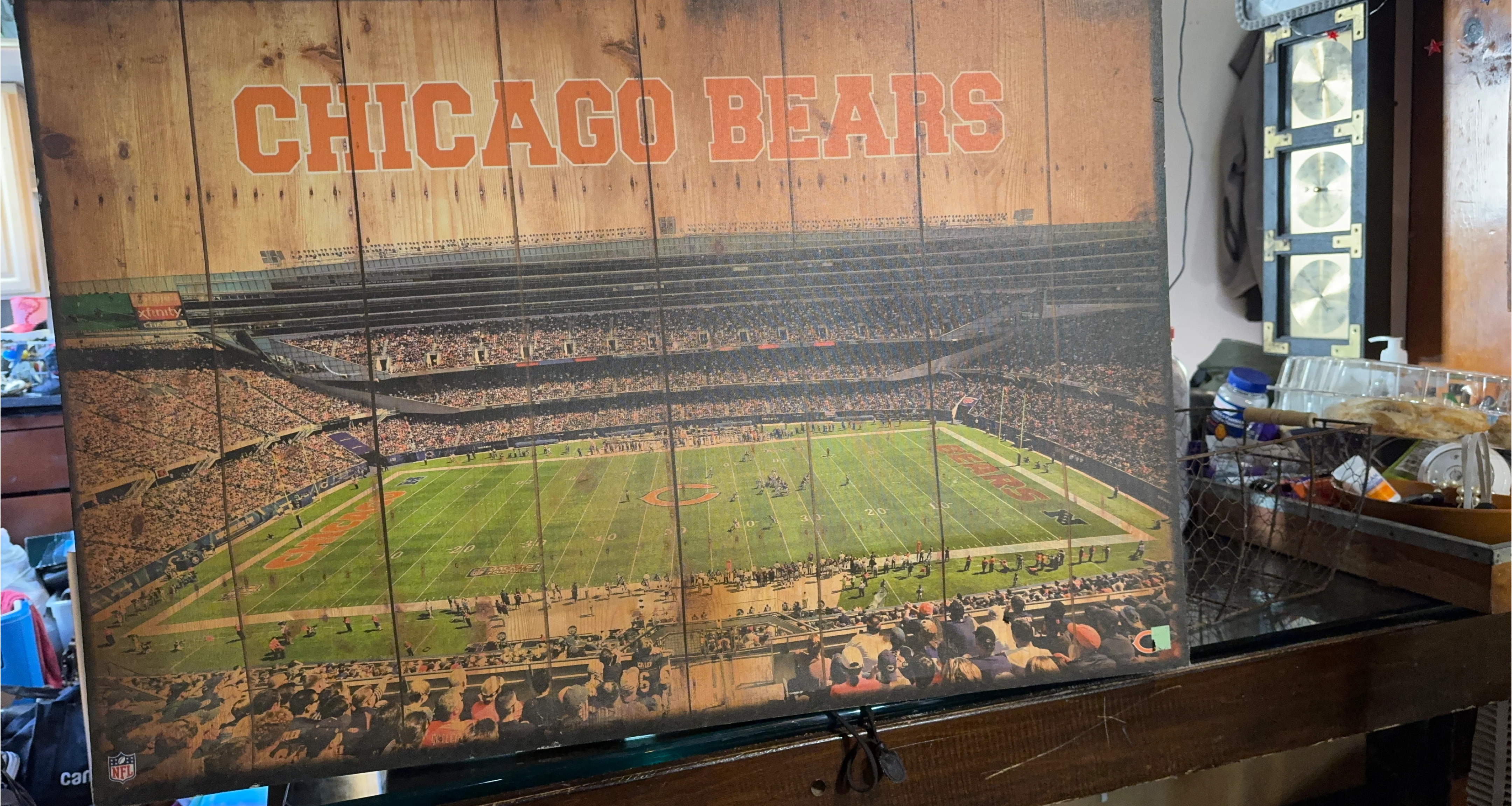 Chicago Bears Stadium Canvas Wall Art