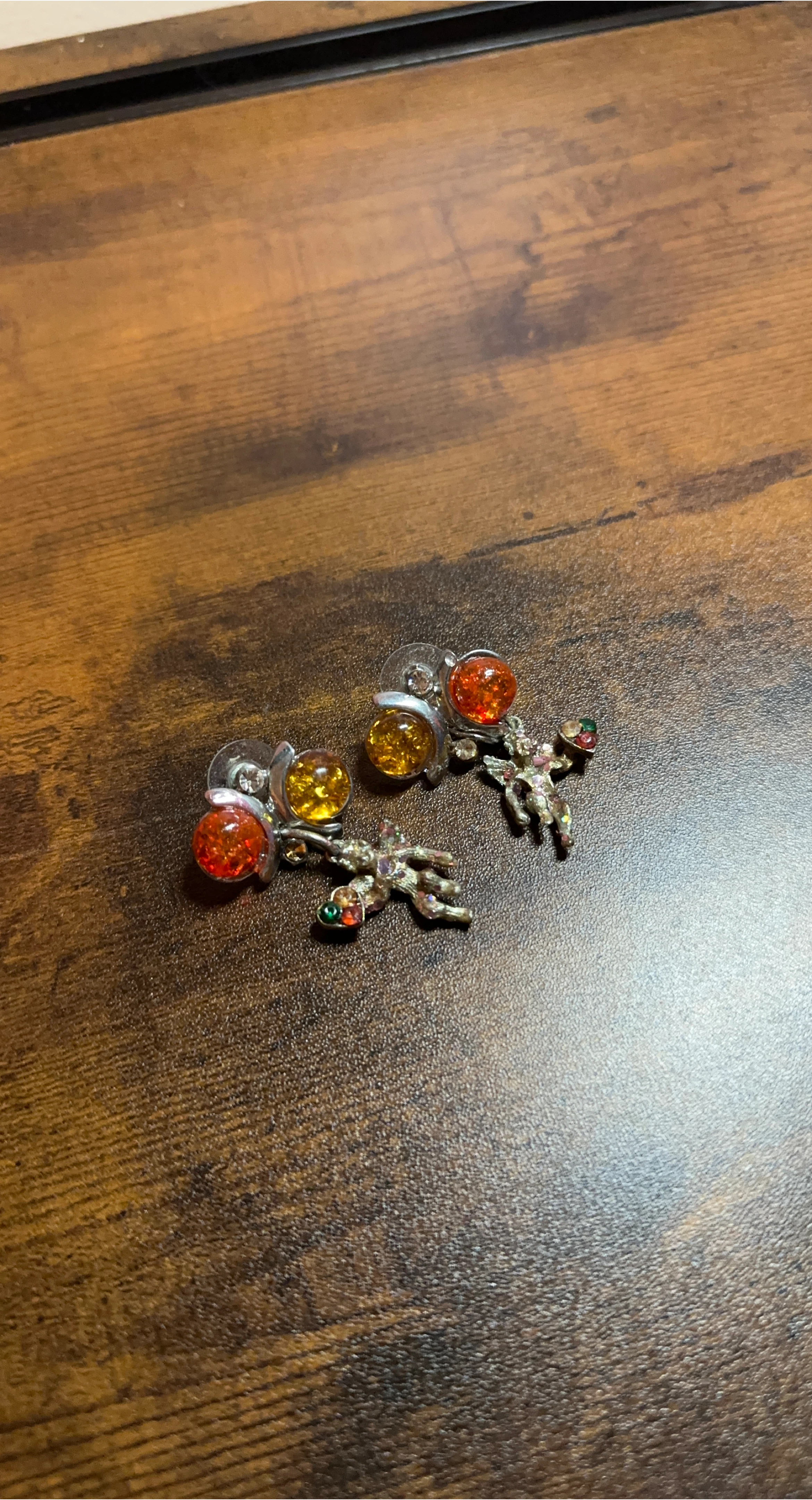 Vintage Angel Earrings
