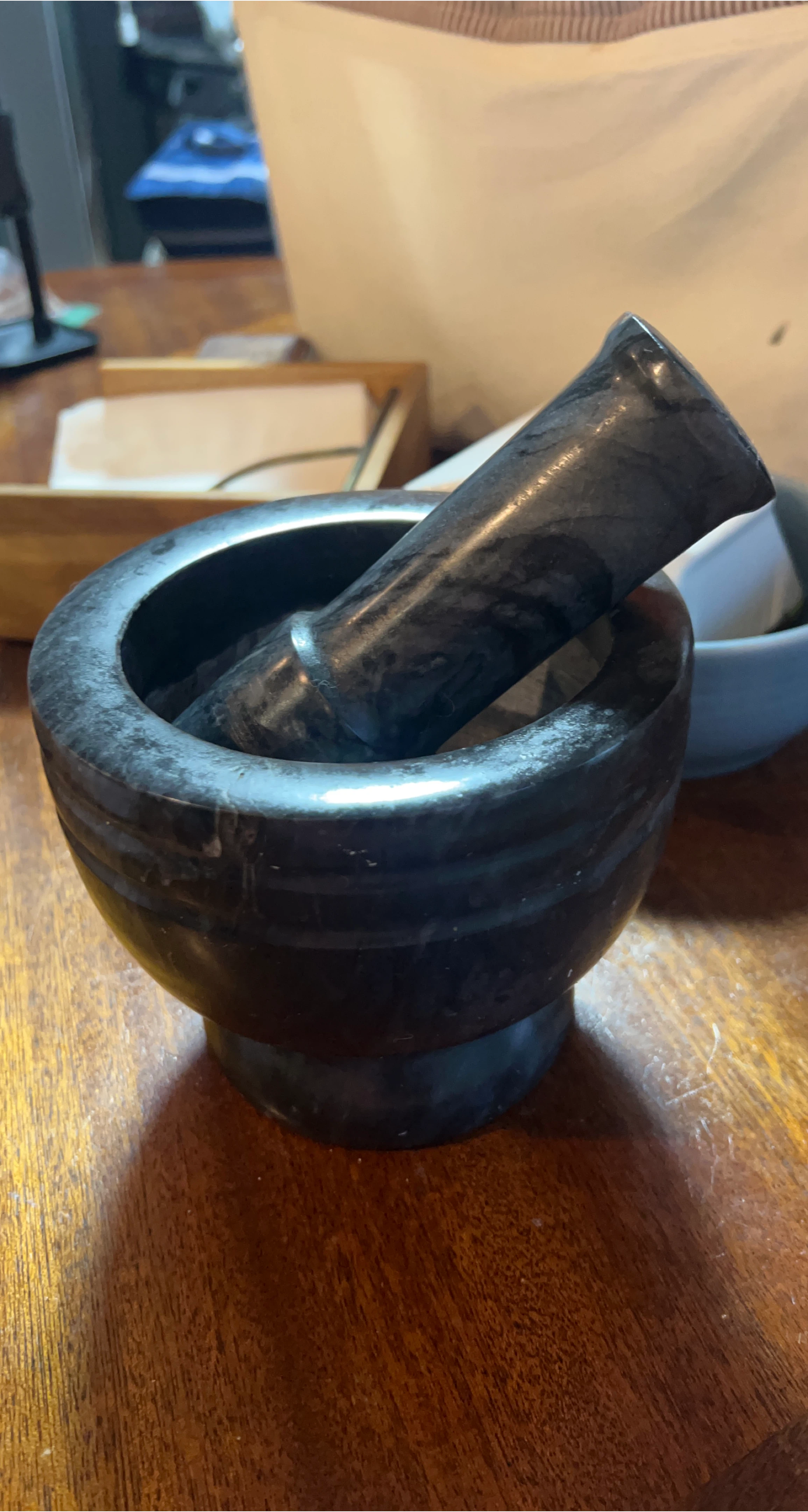 Granite Mortar and Pestle Set
