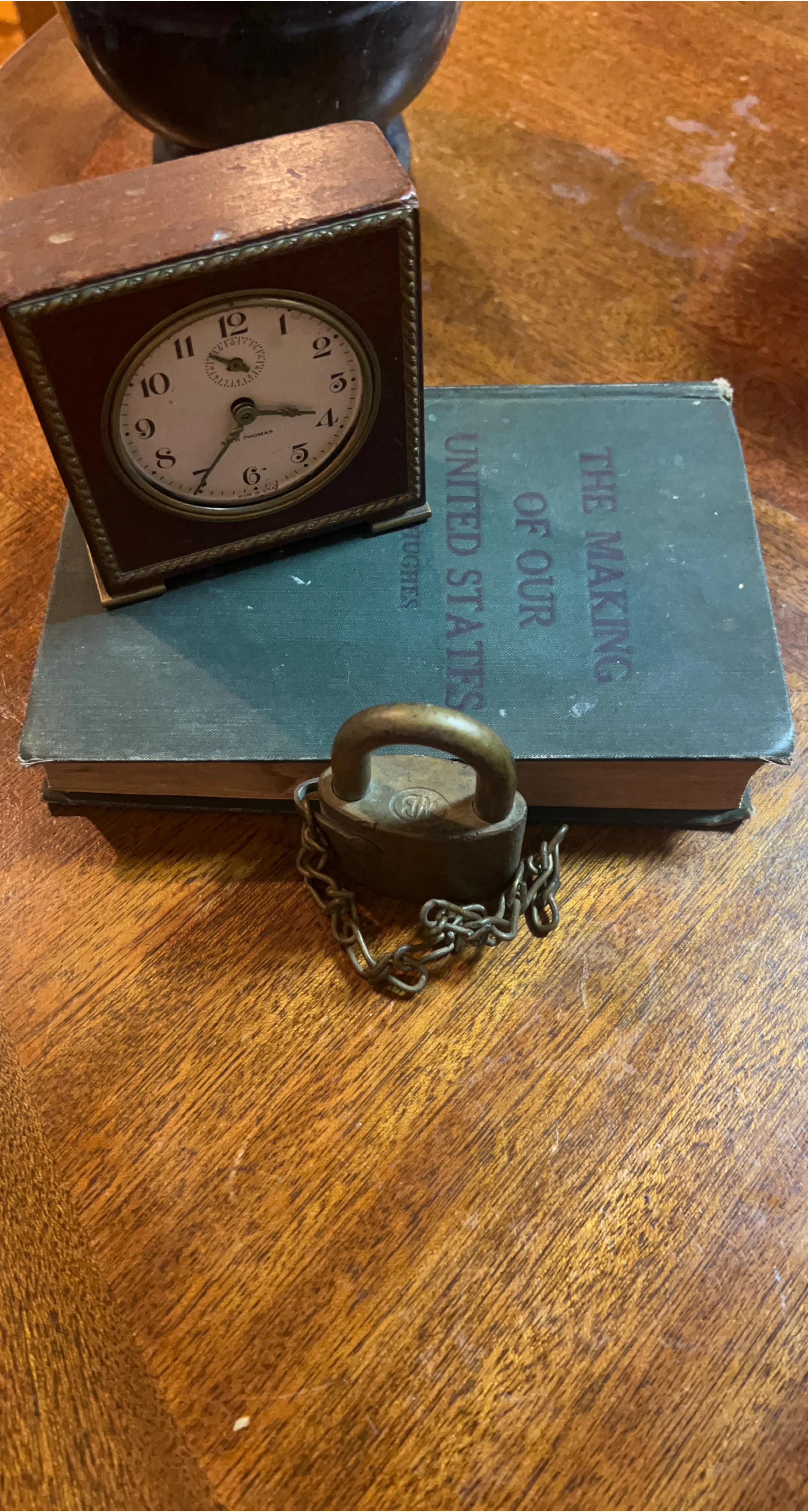 Seth Thomas Clock & Book