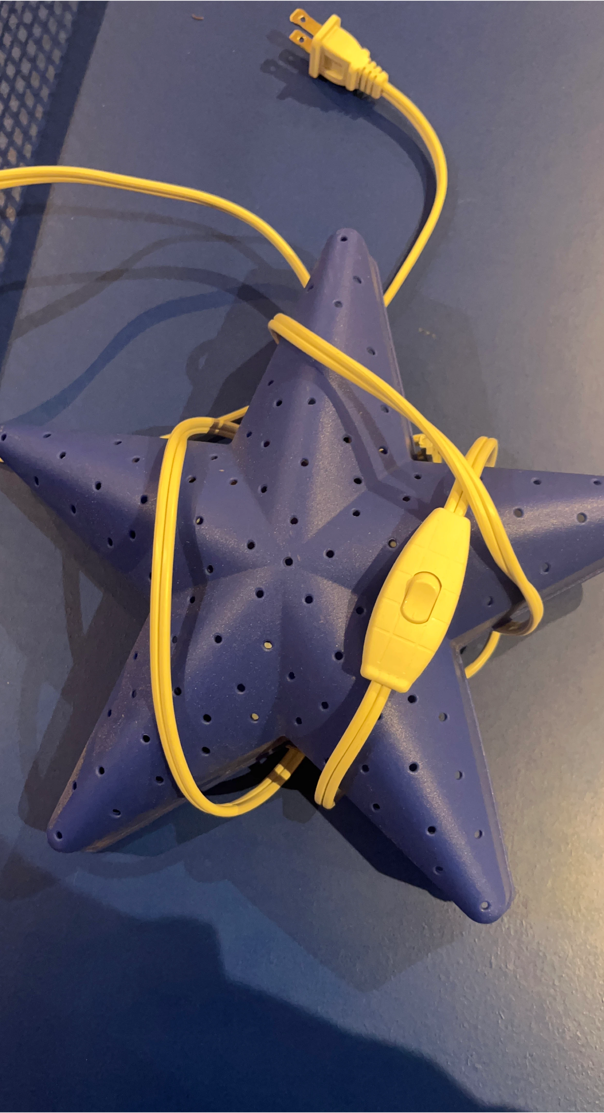 Star Shaped Night Light - Blue