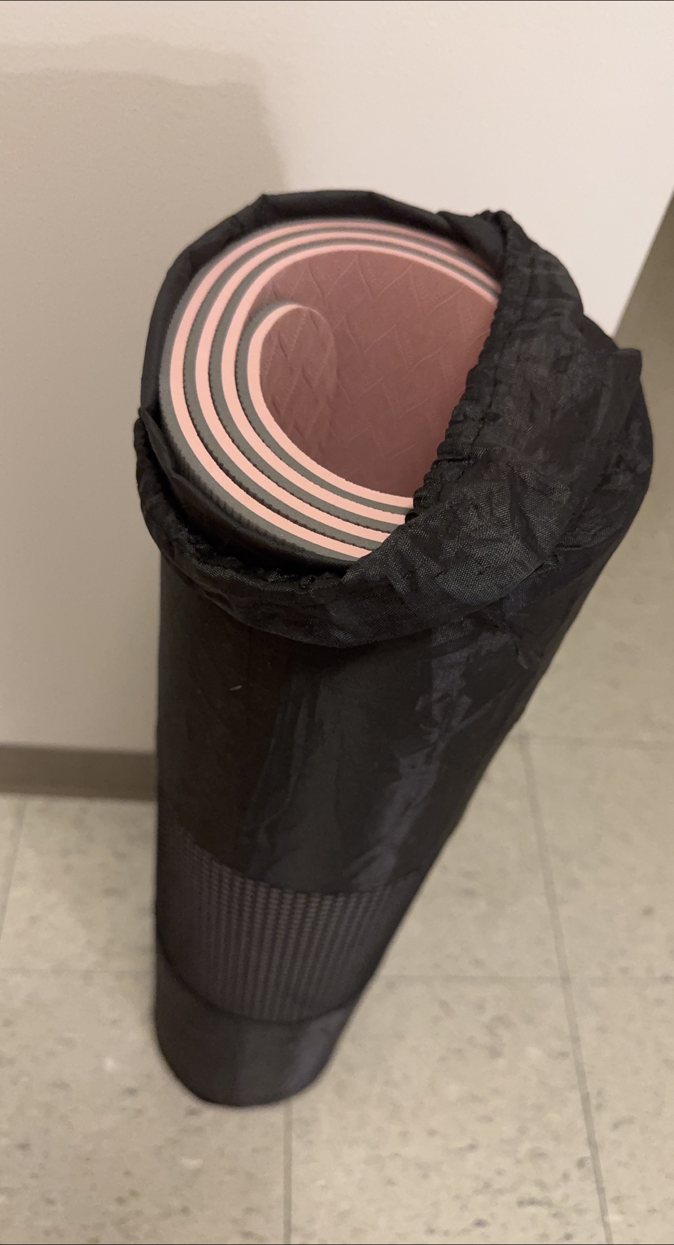 Yoga Mat with Alignment Lines