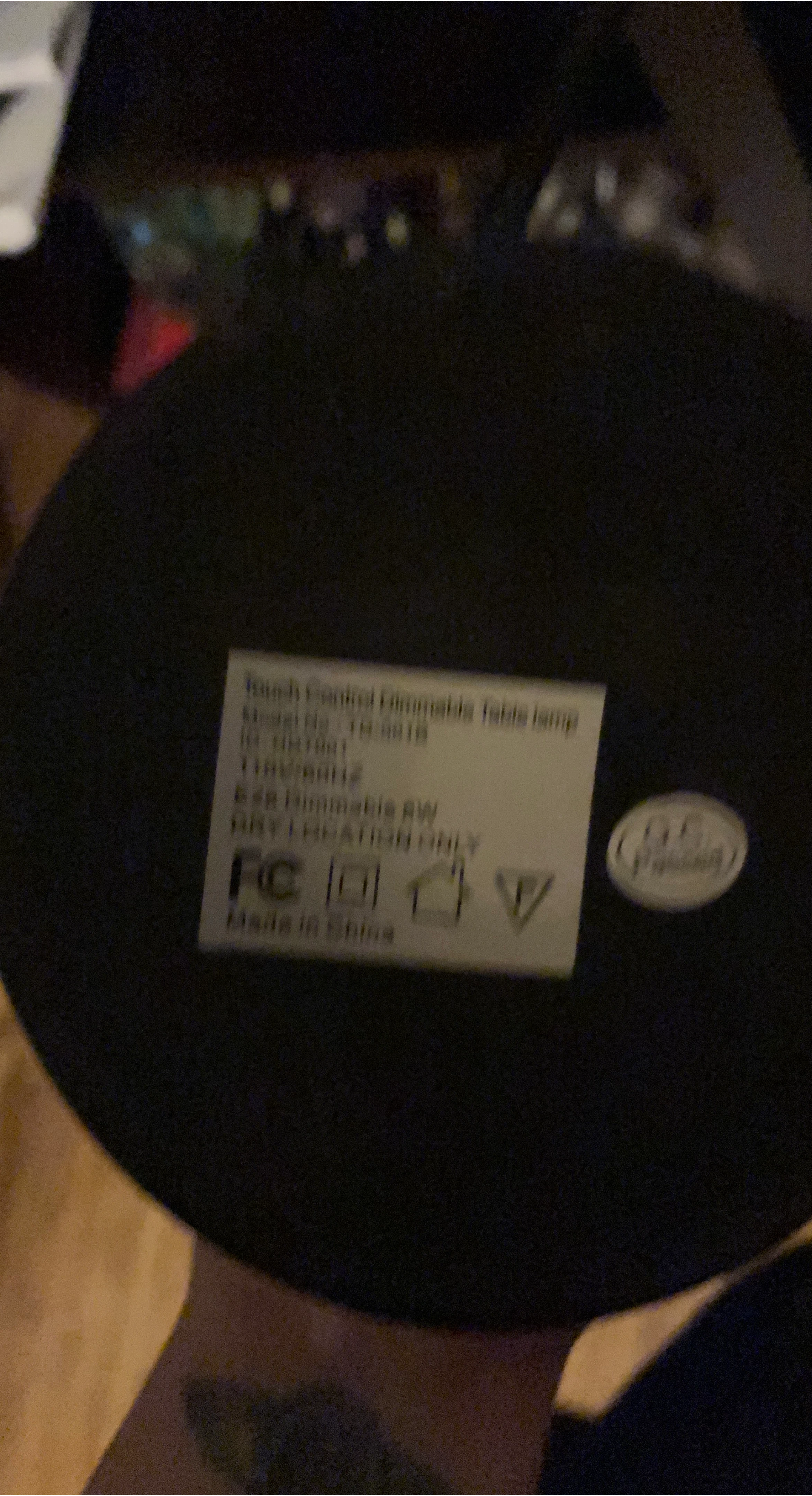 🥕Two Touch Control Dimmable Table Lamp 1 beige and 1 black - photo 2